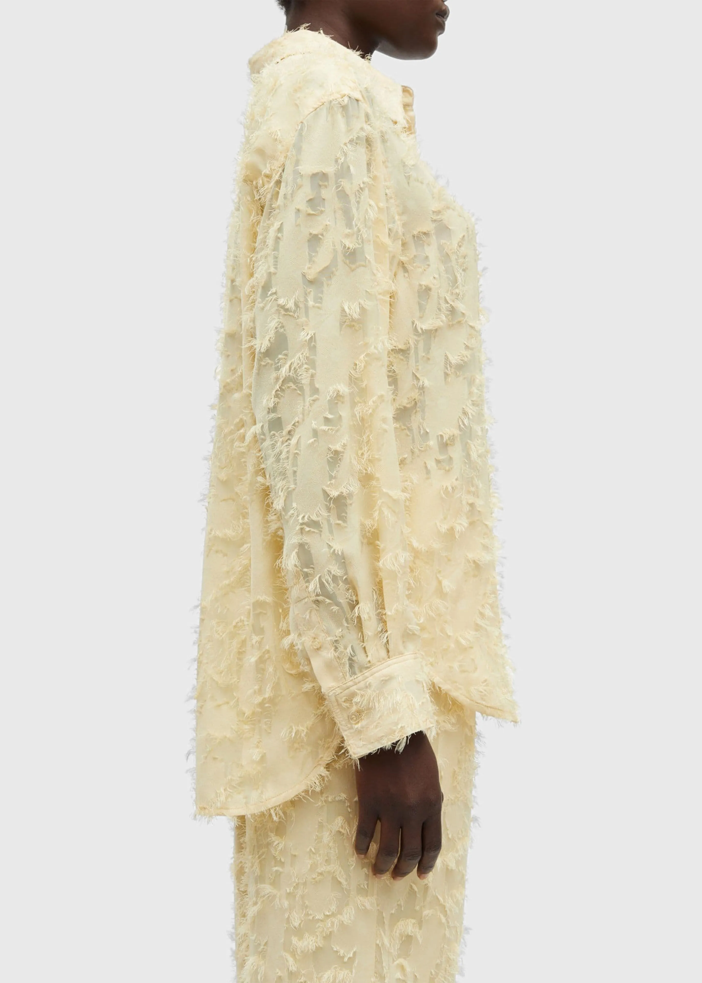 Samsøe Samsøe Sacatalpa Shirt - Dusty Yellow sold by Frankie Shop product image thumbnail 4