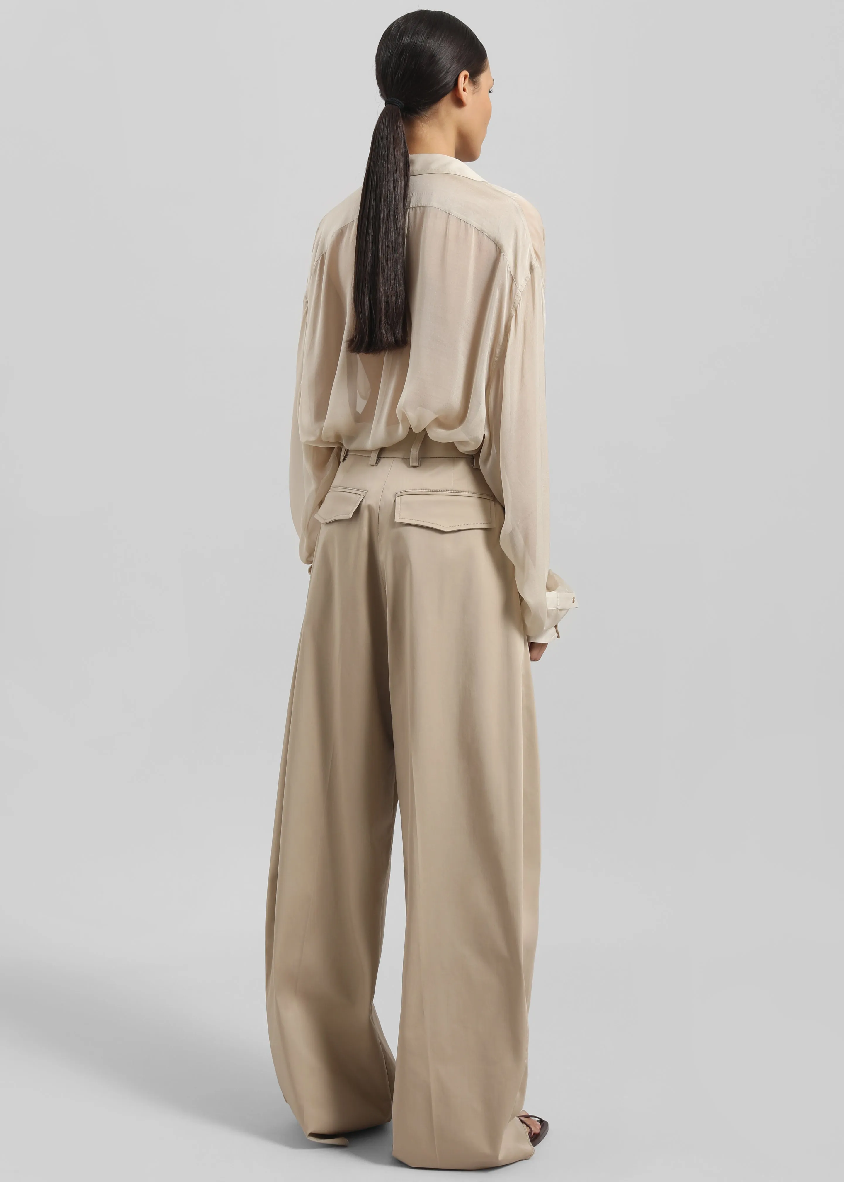 TheLatest Billie Trousers - Sand sold by Frankie Shop product image thumbnail 5