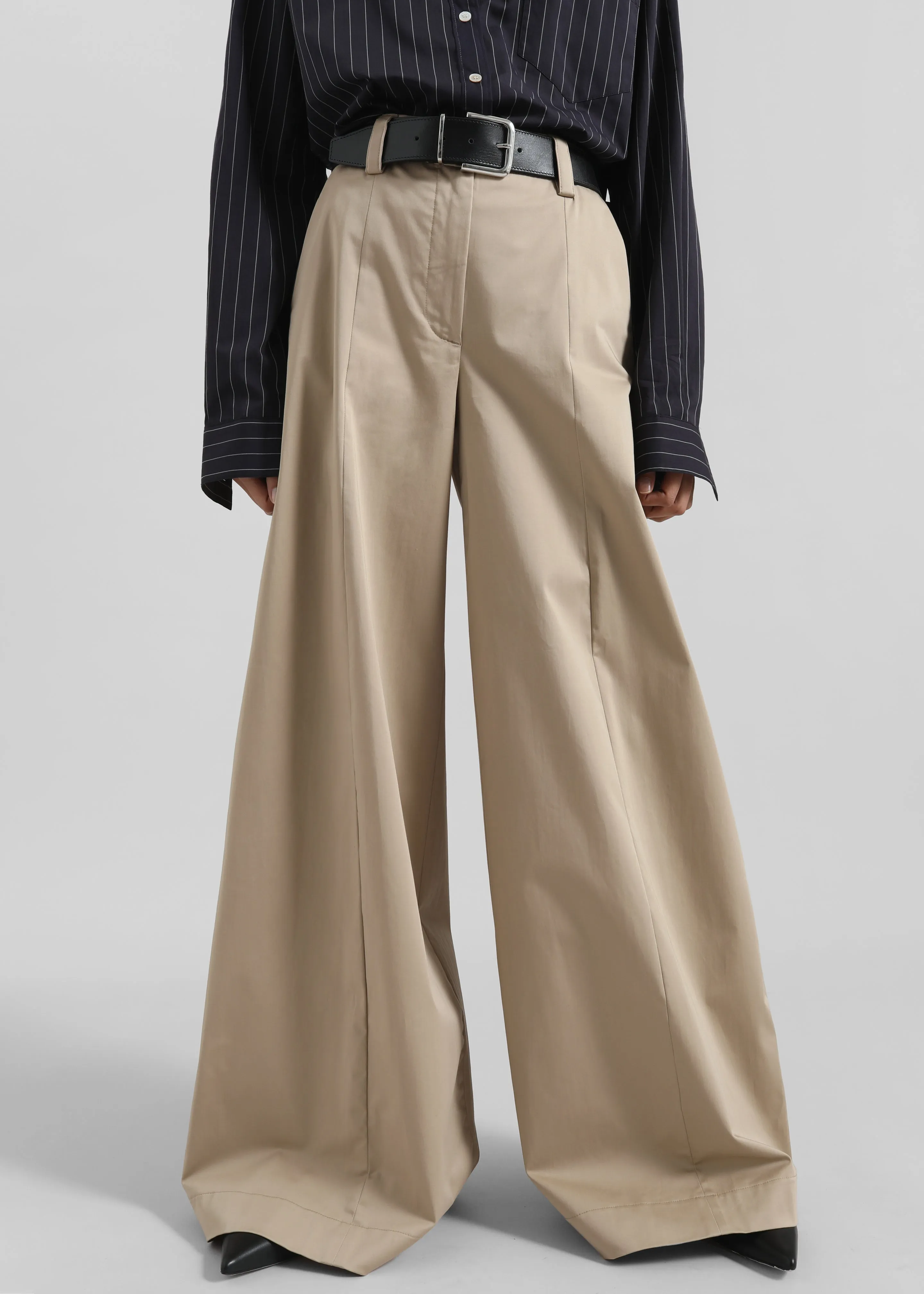 TheLatest B-Alma Trousers - Sand sold by Frankie Shop
