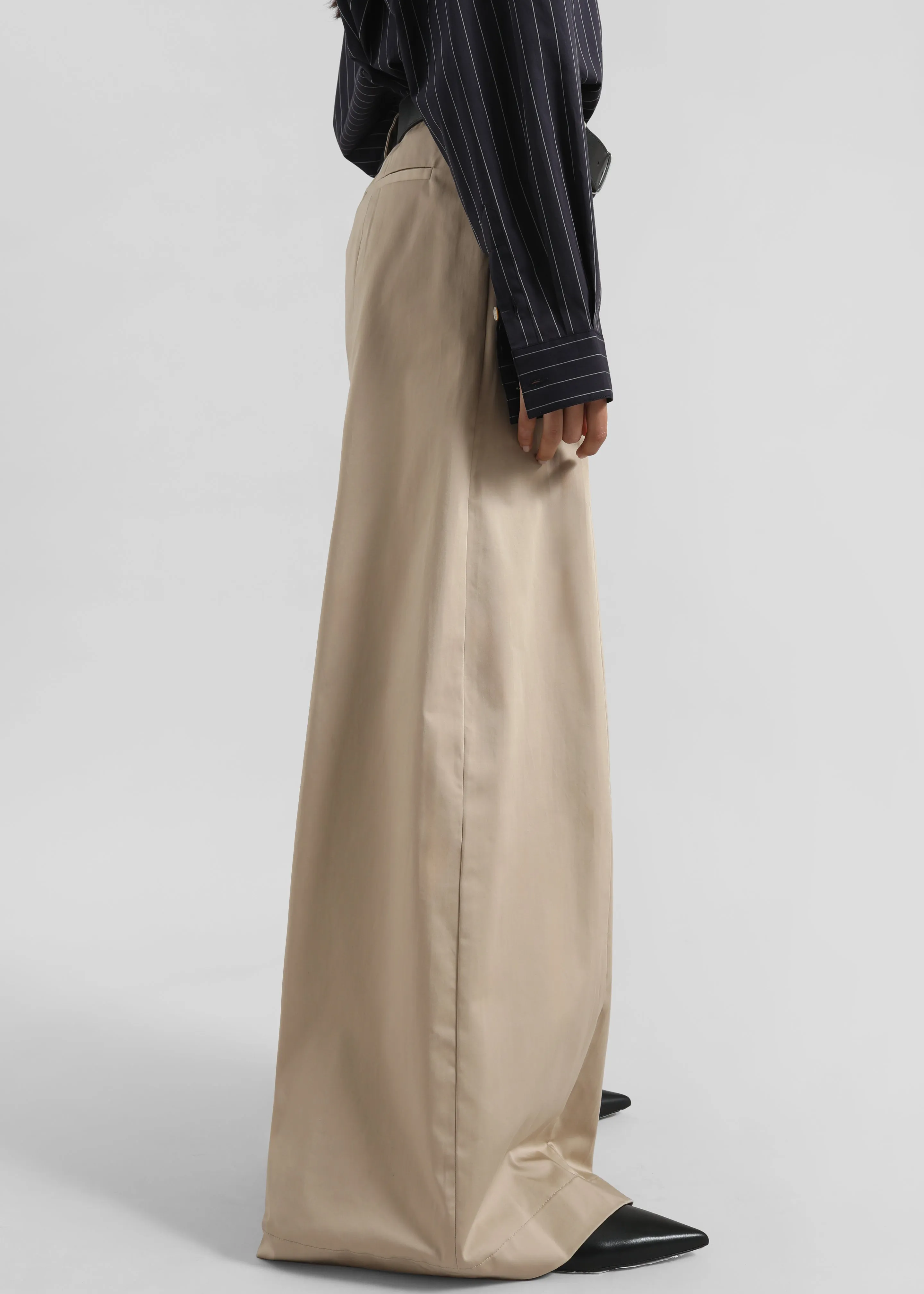 TheLatest B-Alma Trousers - Sand sold by Frankie Shop product image thumbnail 3