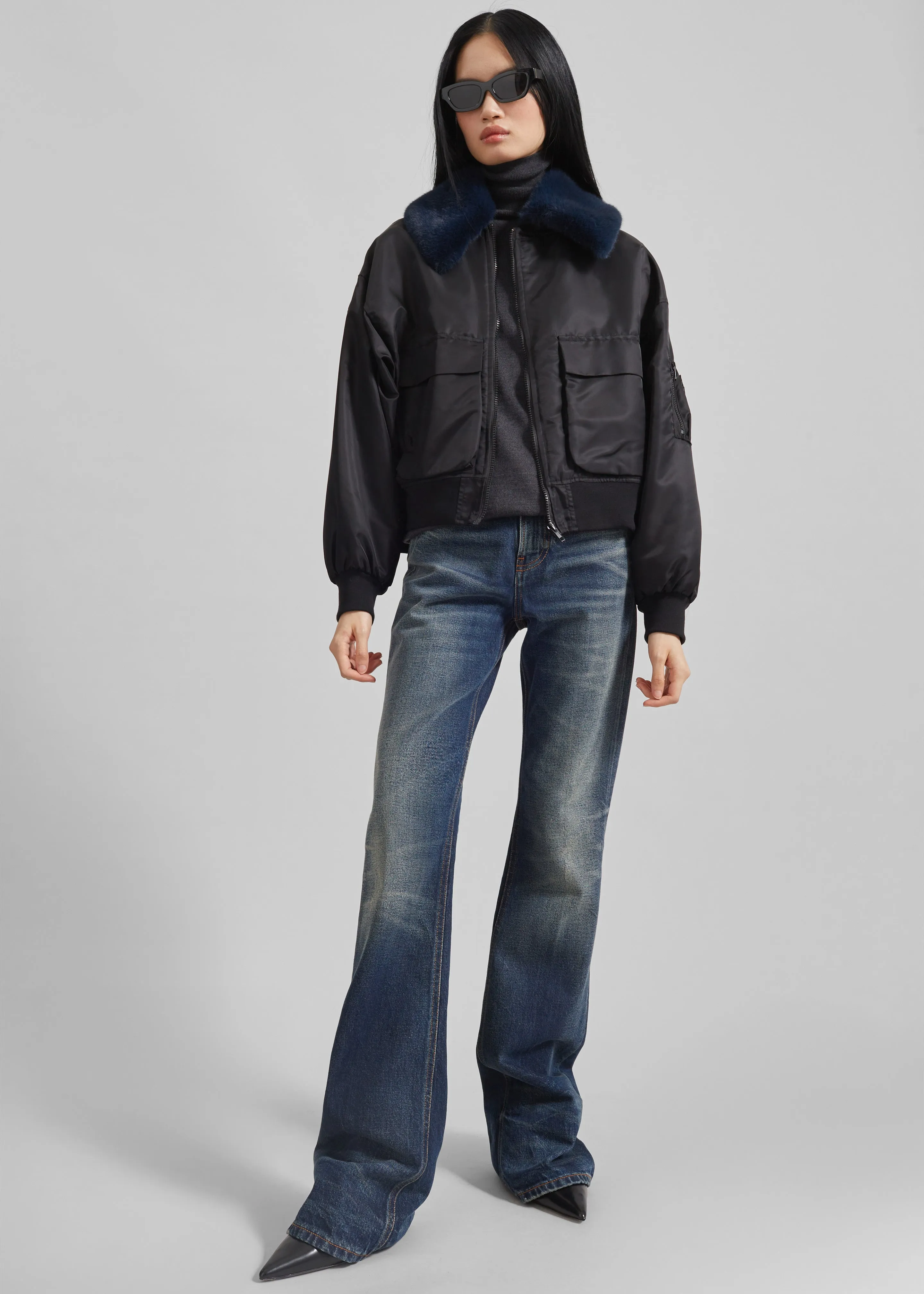 Blenham Bomber Jacket - Black sold by Frankie Shop product image thumbnail 3