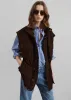 Turin Suede Cargo Jacket - Brown sold by Frankie Shop
