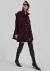 Turin Suede Cargo Jacket - Burgundy sold by Frankie Shop