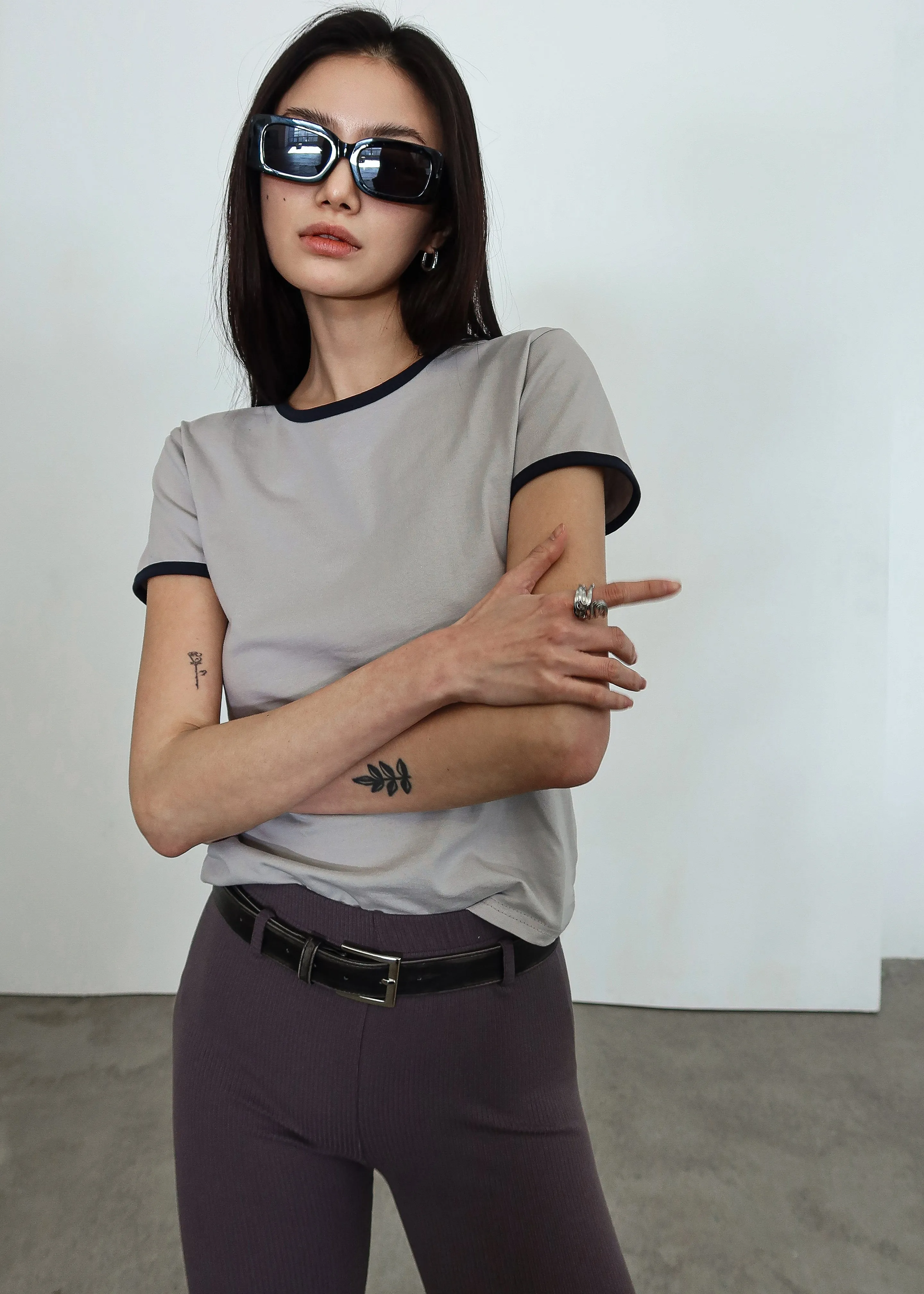 Valko Tee - Grey sold by Frankie Shop product image thumbnail 5