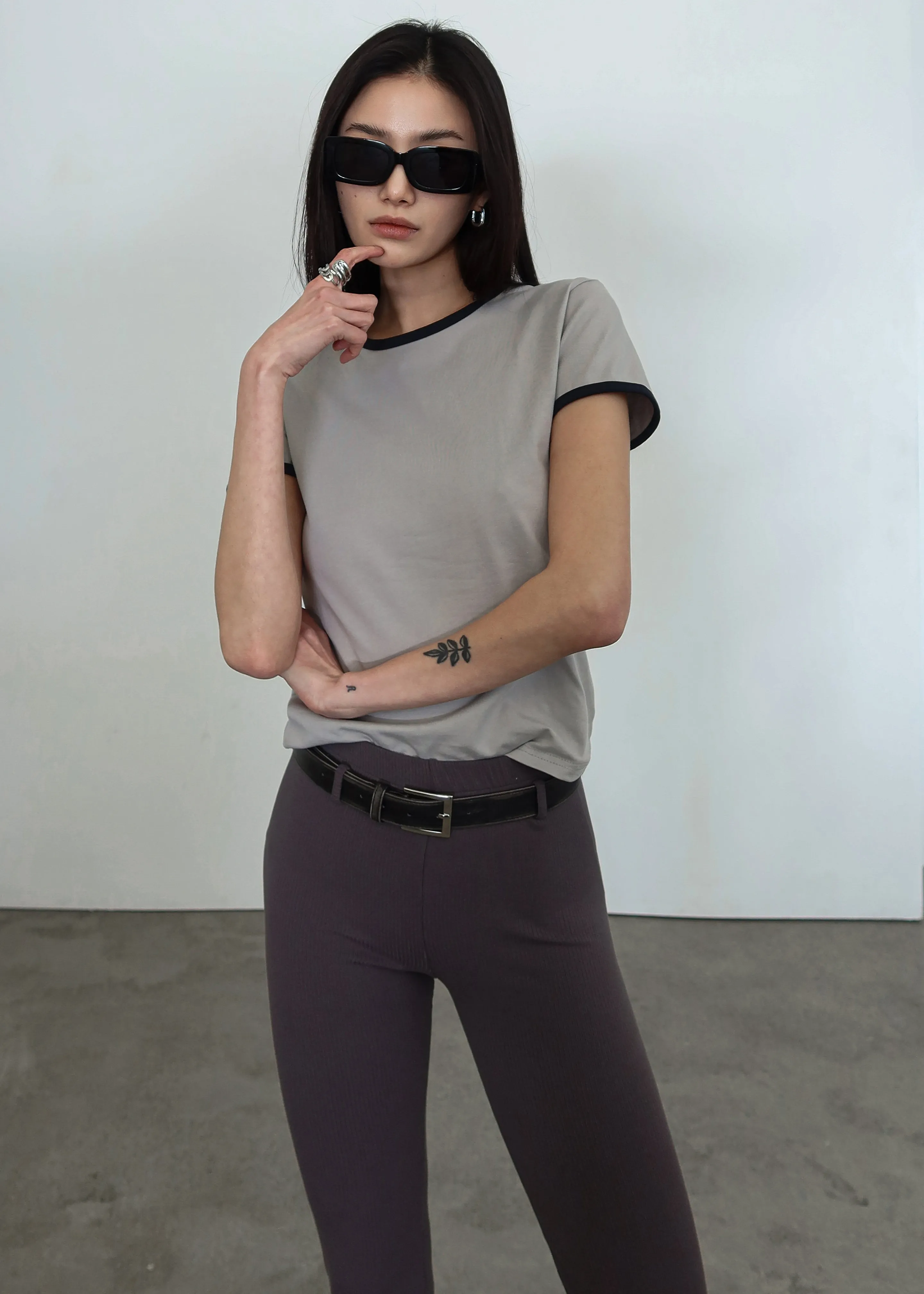 Valko Tee - Grey sold by Frankie Shop product image thumbnail 4