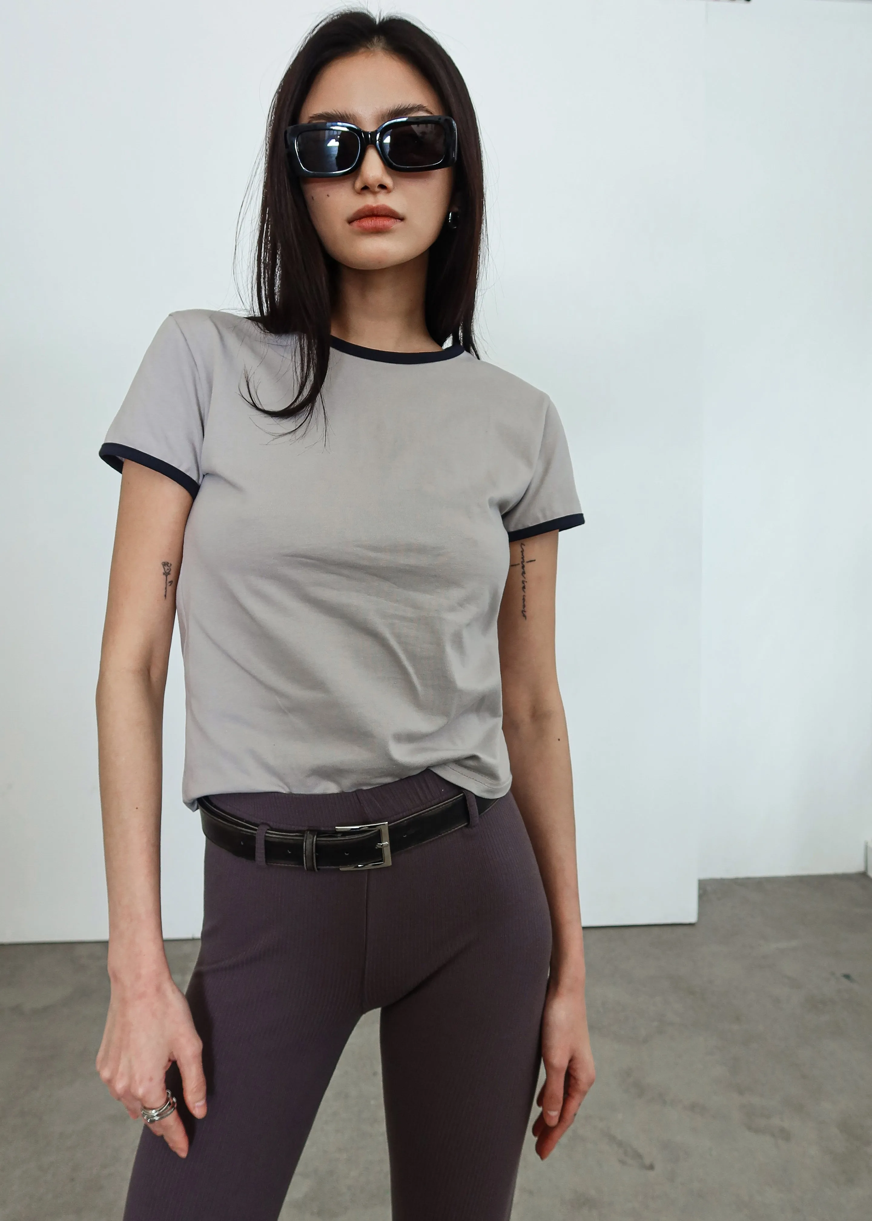 Valko Tee - Grey sold by Frankie Shop