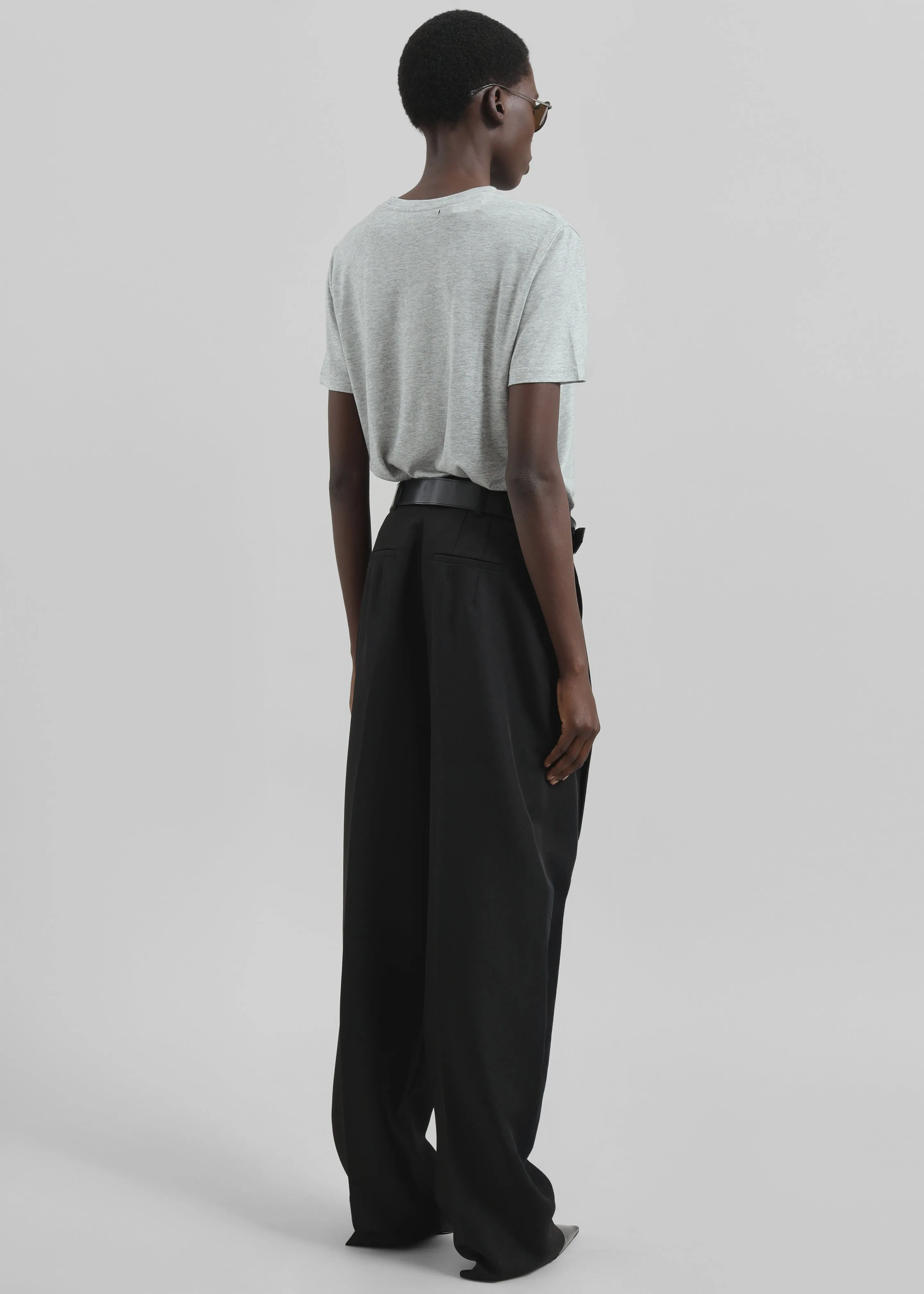 Amal Tee - Grey Melange sold by Frankie Shop product image thumbnail 4