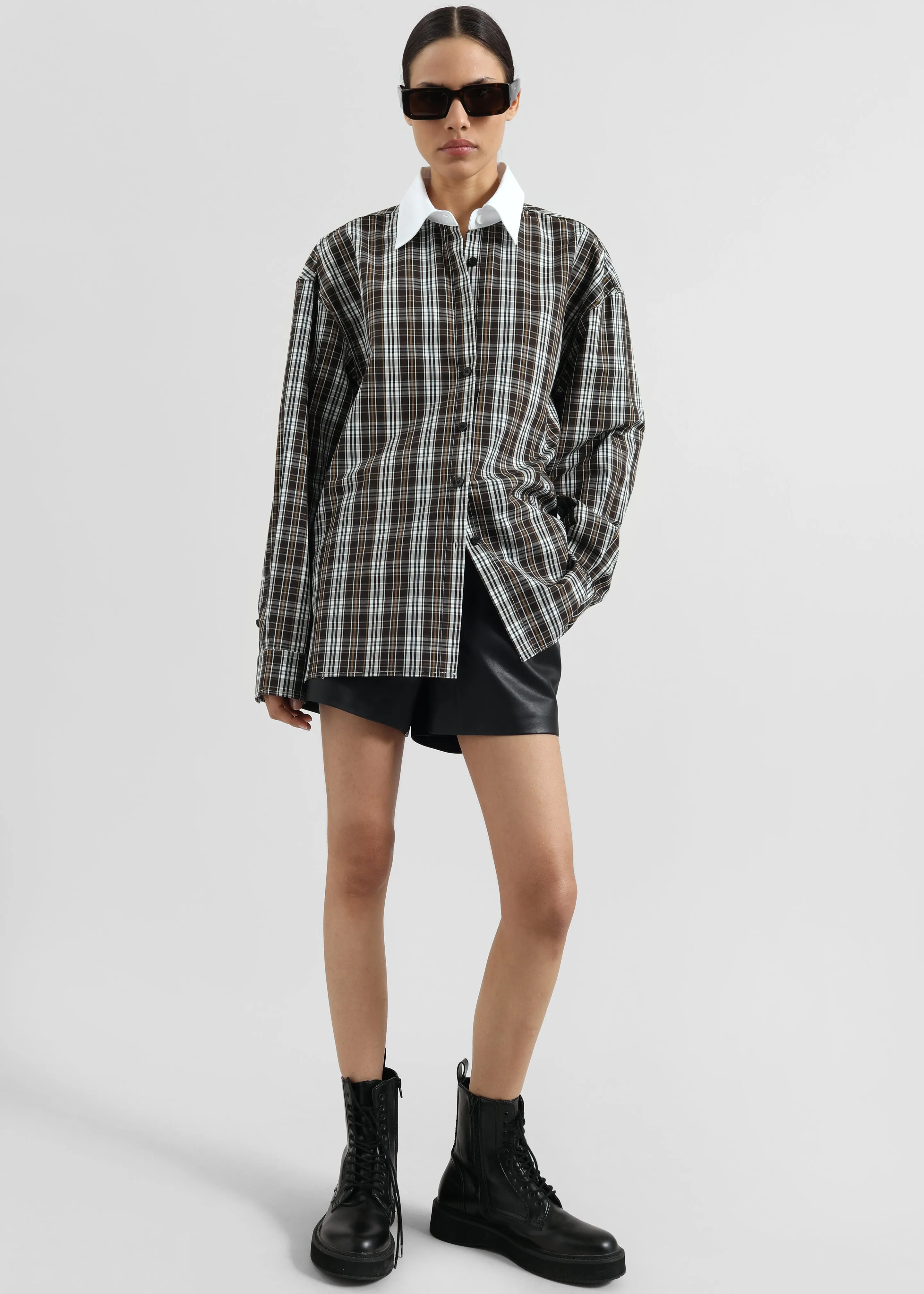 Weska Plaid Shirt - Multicolor sold by Frankie Shop product image thumbnail 3