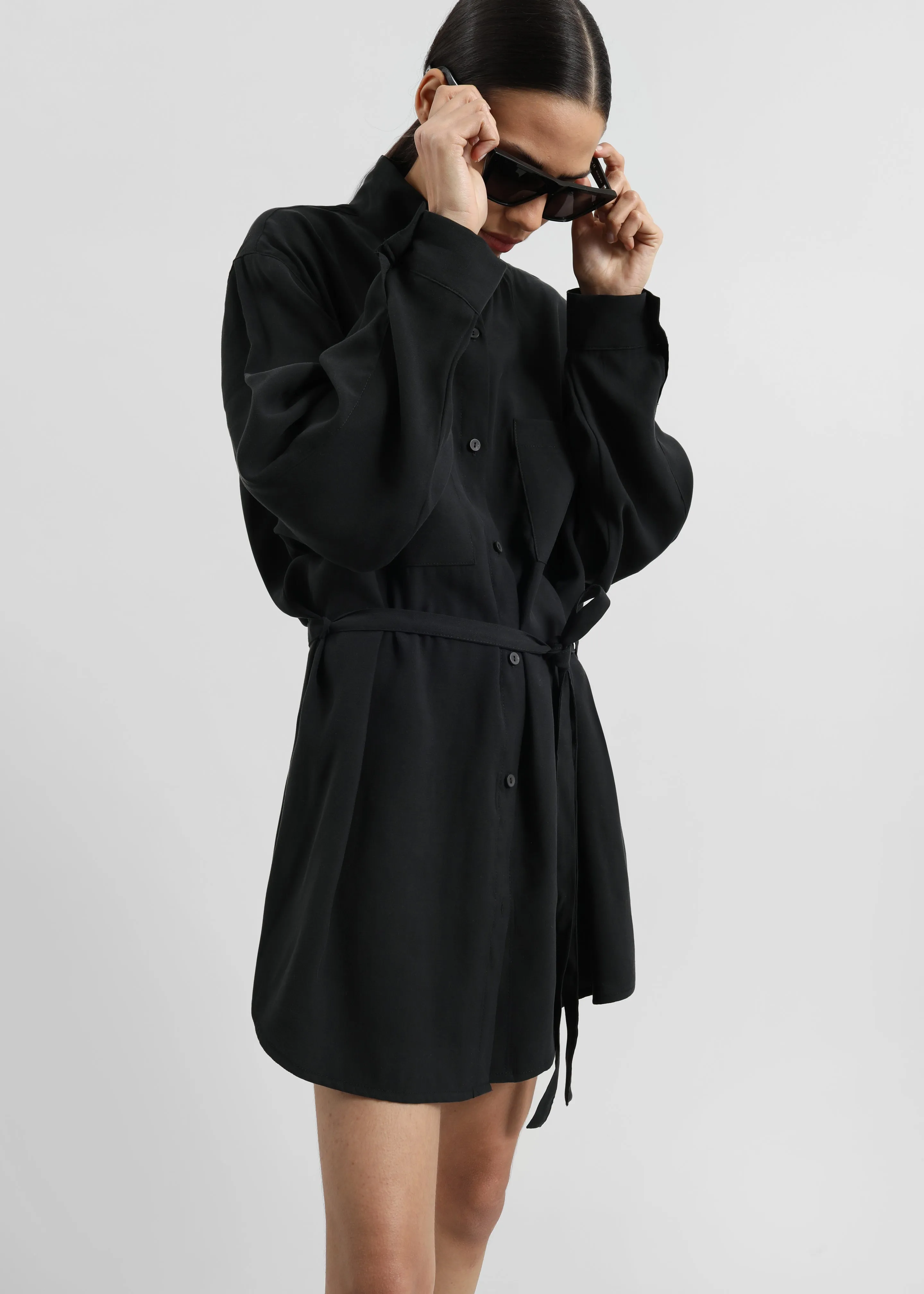 Kilure Shirt Dress - Black sold by Frankie Shop product image thumbnail 3