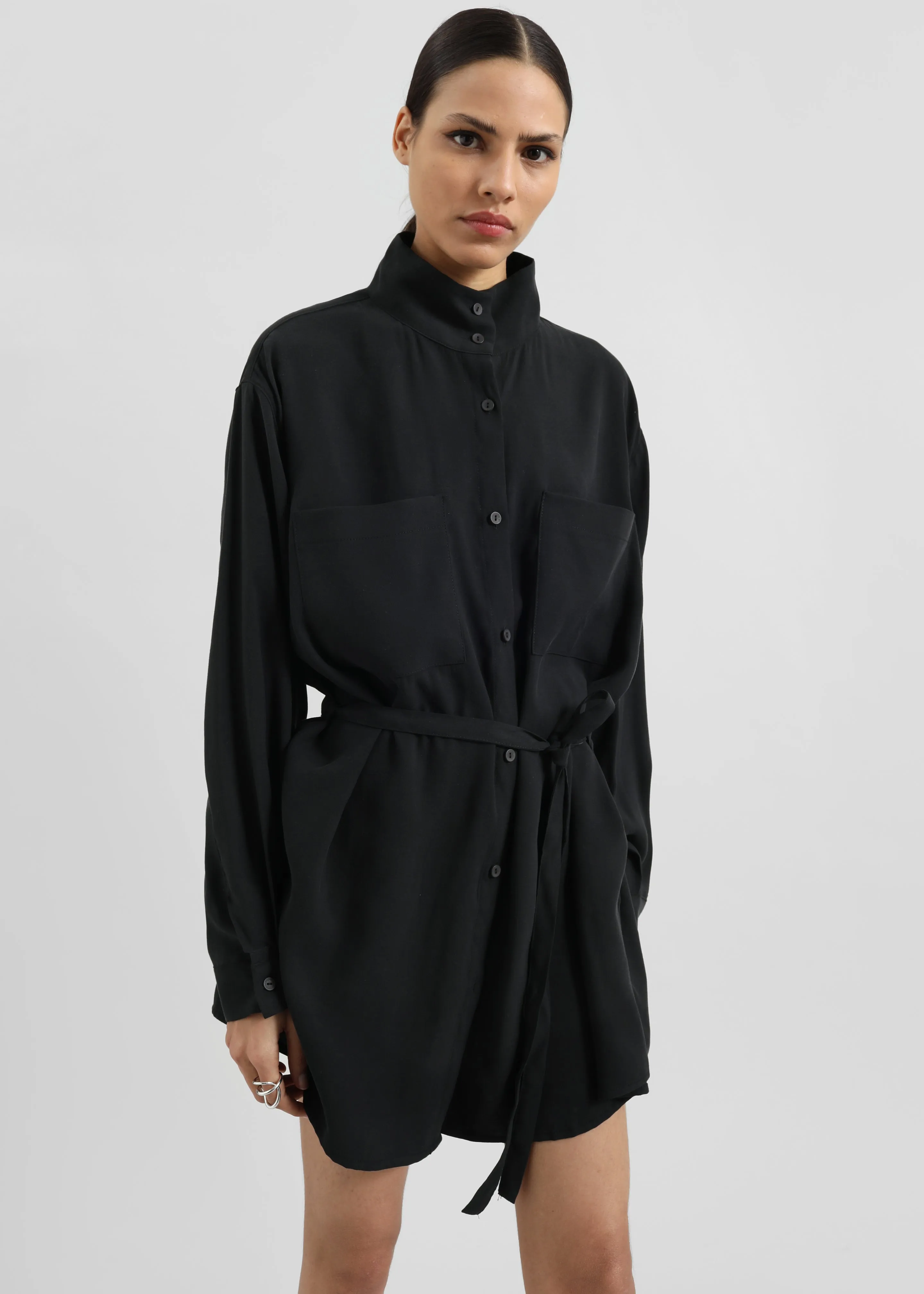 Kilure Shirt Dress - Black sold by Frankie Shop product image thumbnail 5