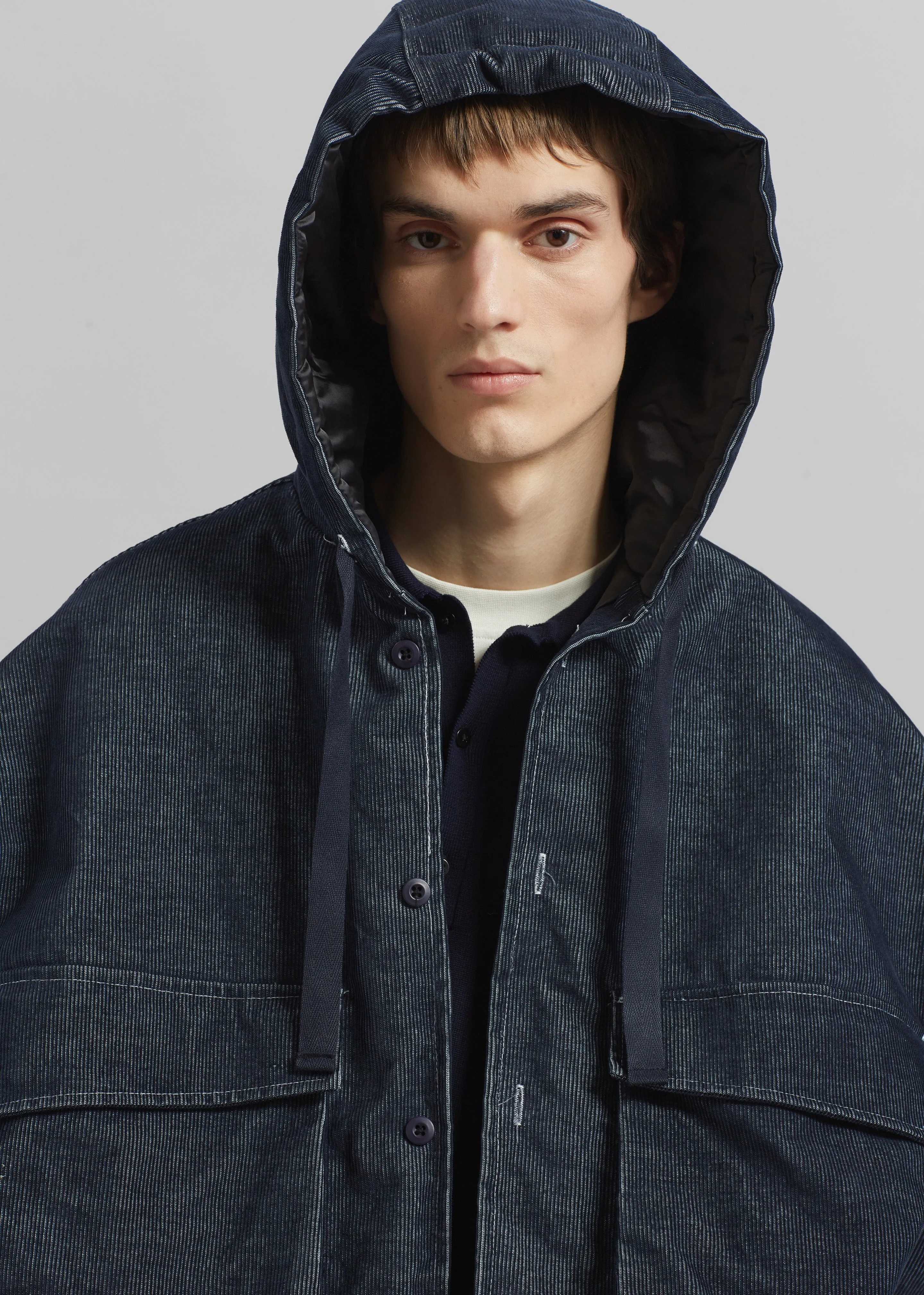 Donovan Padded Denim Jacket - Dark Wash sold by Frankie Shop product image thumbnail 3