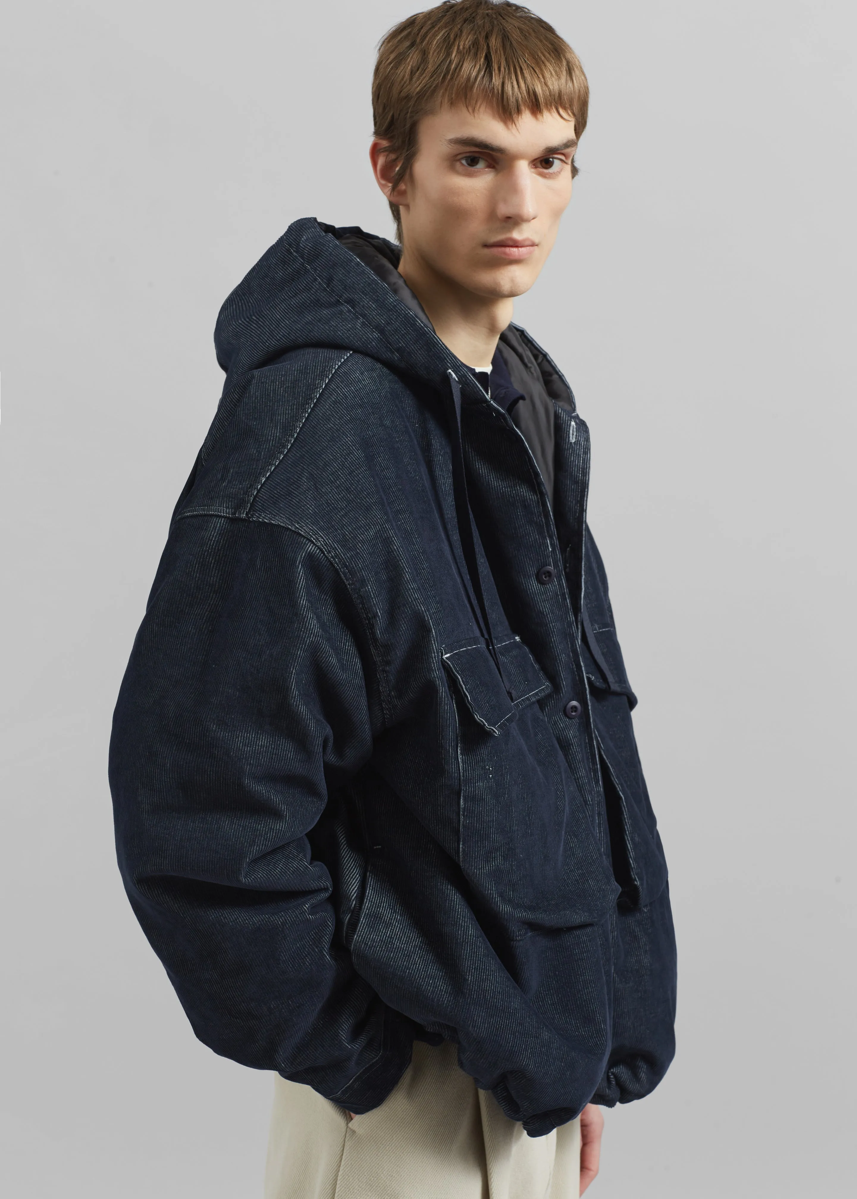 Donovan Padded Denim Jacket - Dark Wash sold by Frankie Shop product image thumbnail 4