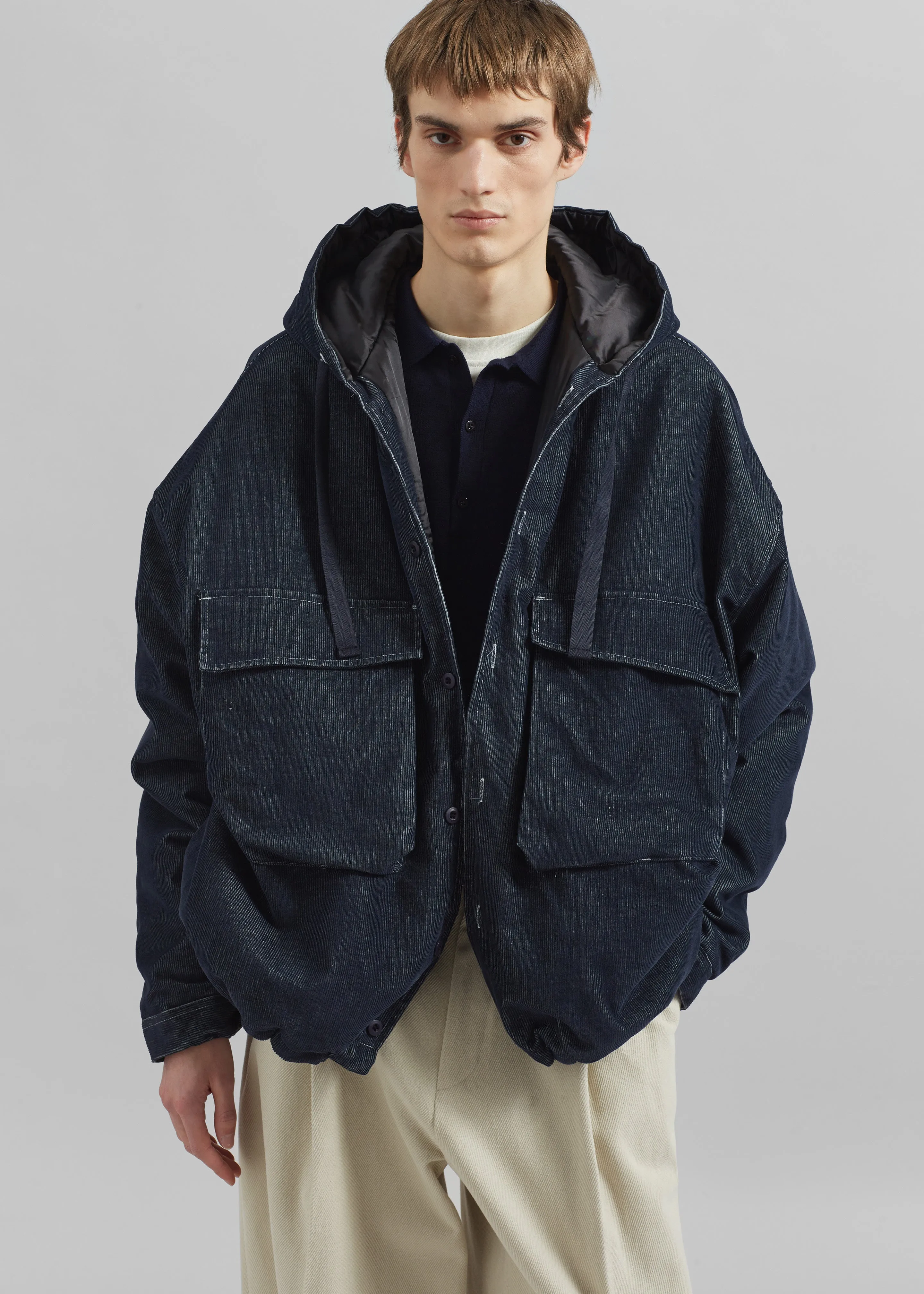 Donovan Padded Denim Jacket - Dark Wash sold by Frankie Shop product image thumbnail 5