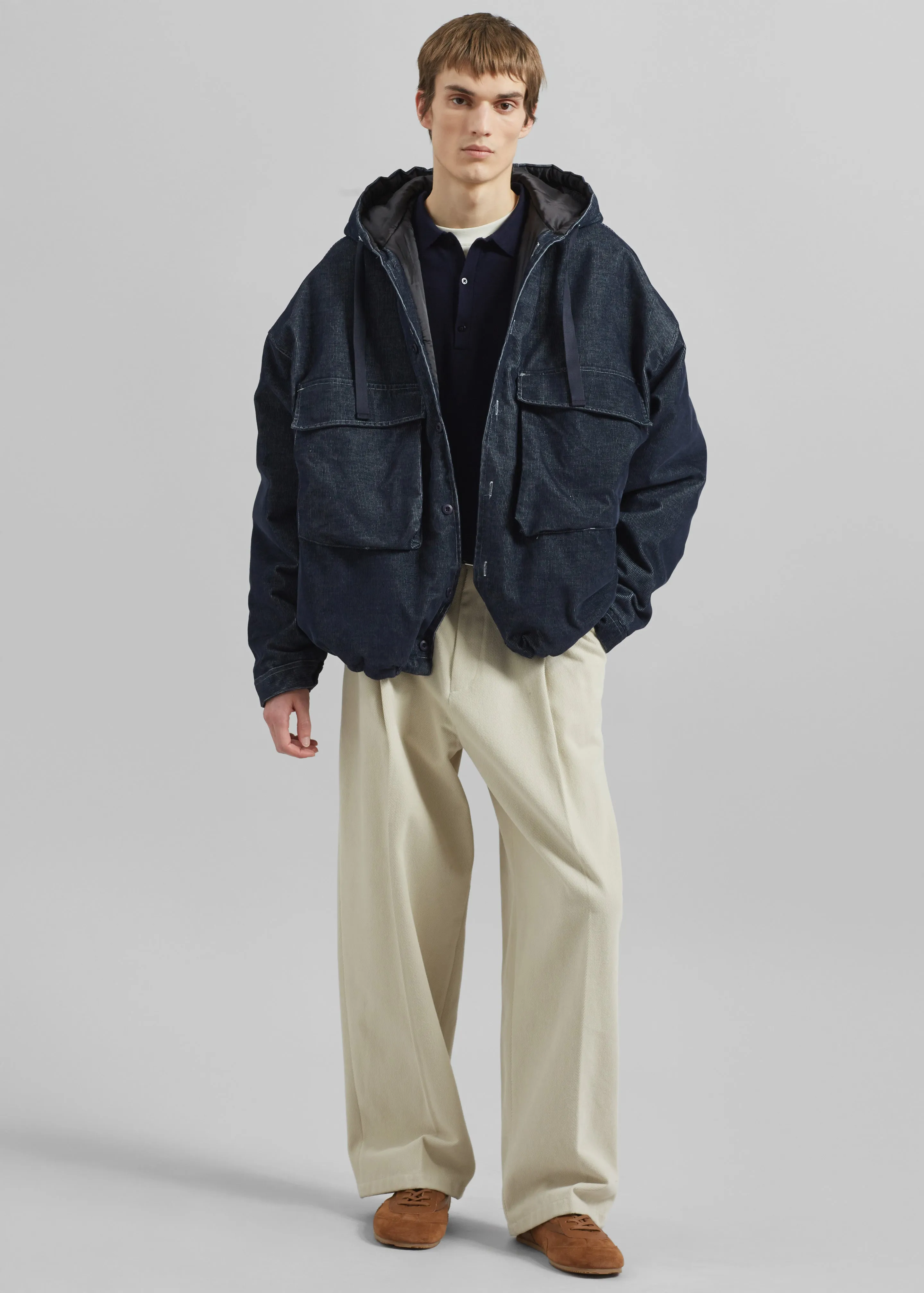 Donovan Padded Denim Jacket - Dark Wash sold by Frankie Shop product image thumbnail 2