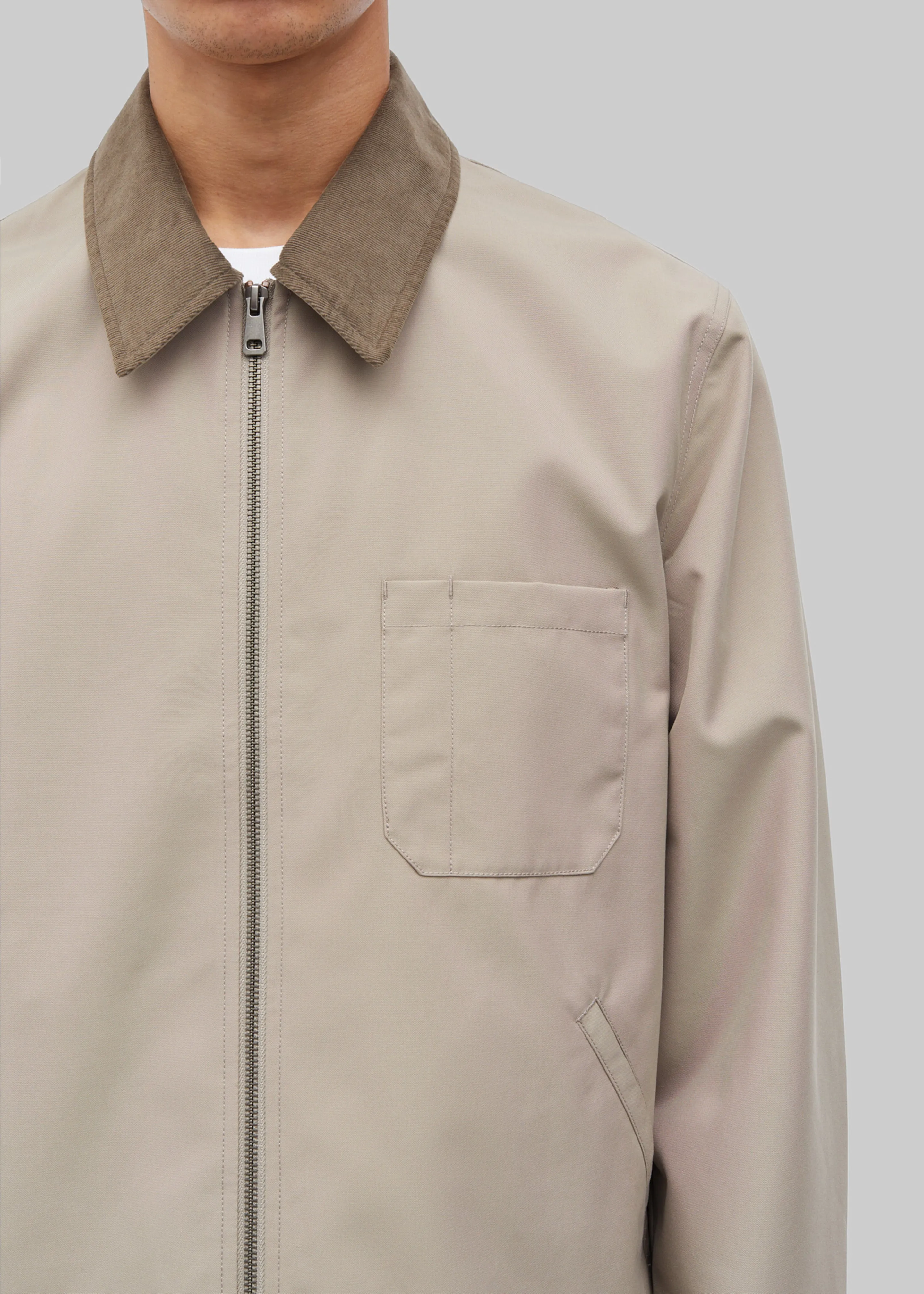 Samsøe Samsøe Sarobin Z Jacket - Greige sold by Frankie Shop product image thumbnail 2