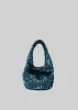 JW Anderson Mini Sequin Shopper - Dark Teal sold by Frankie Shop