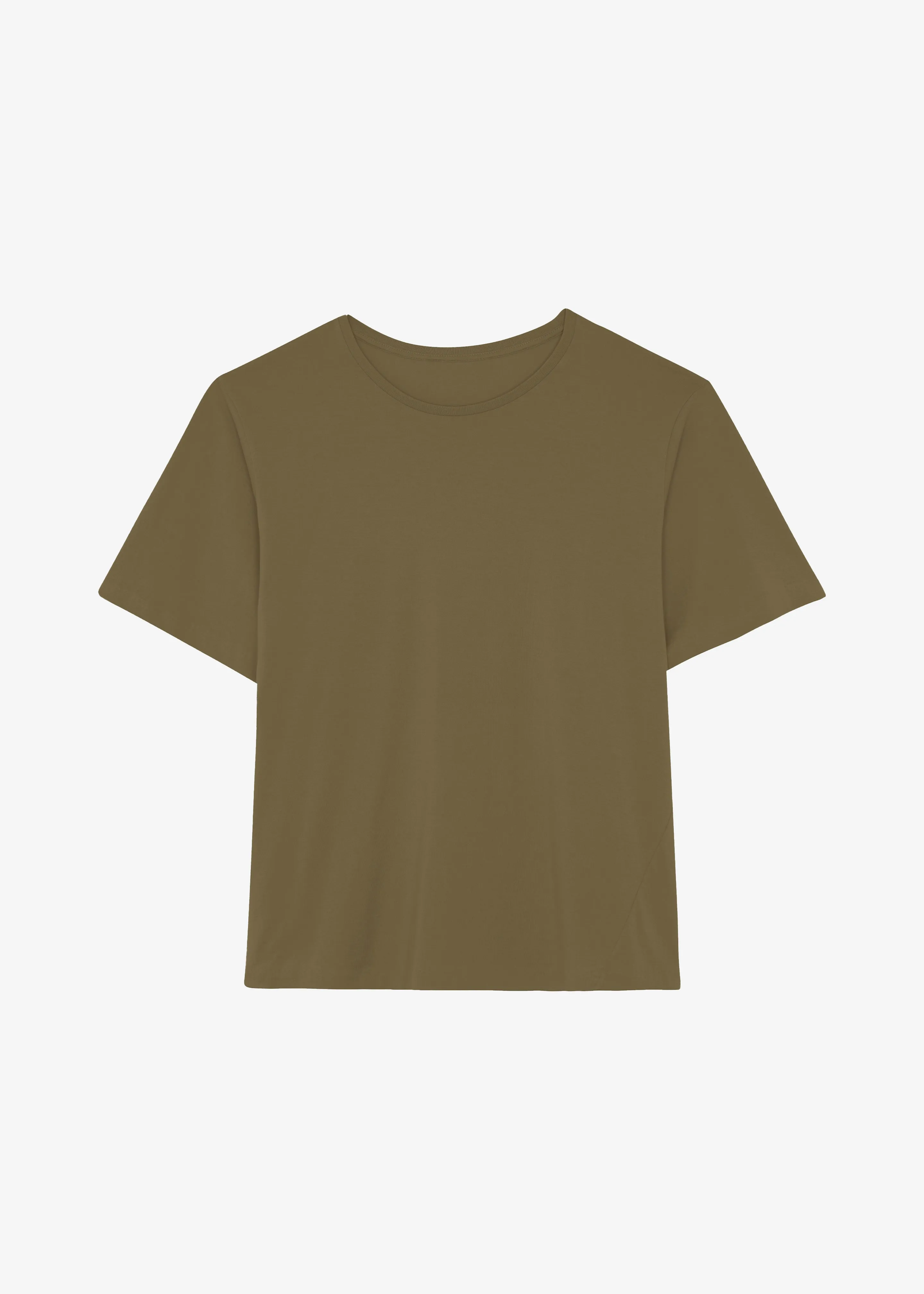 Selvan Sheer T-Shirt - Khaki sold by Frankie Shop product image thumbnail 5