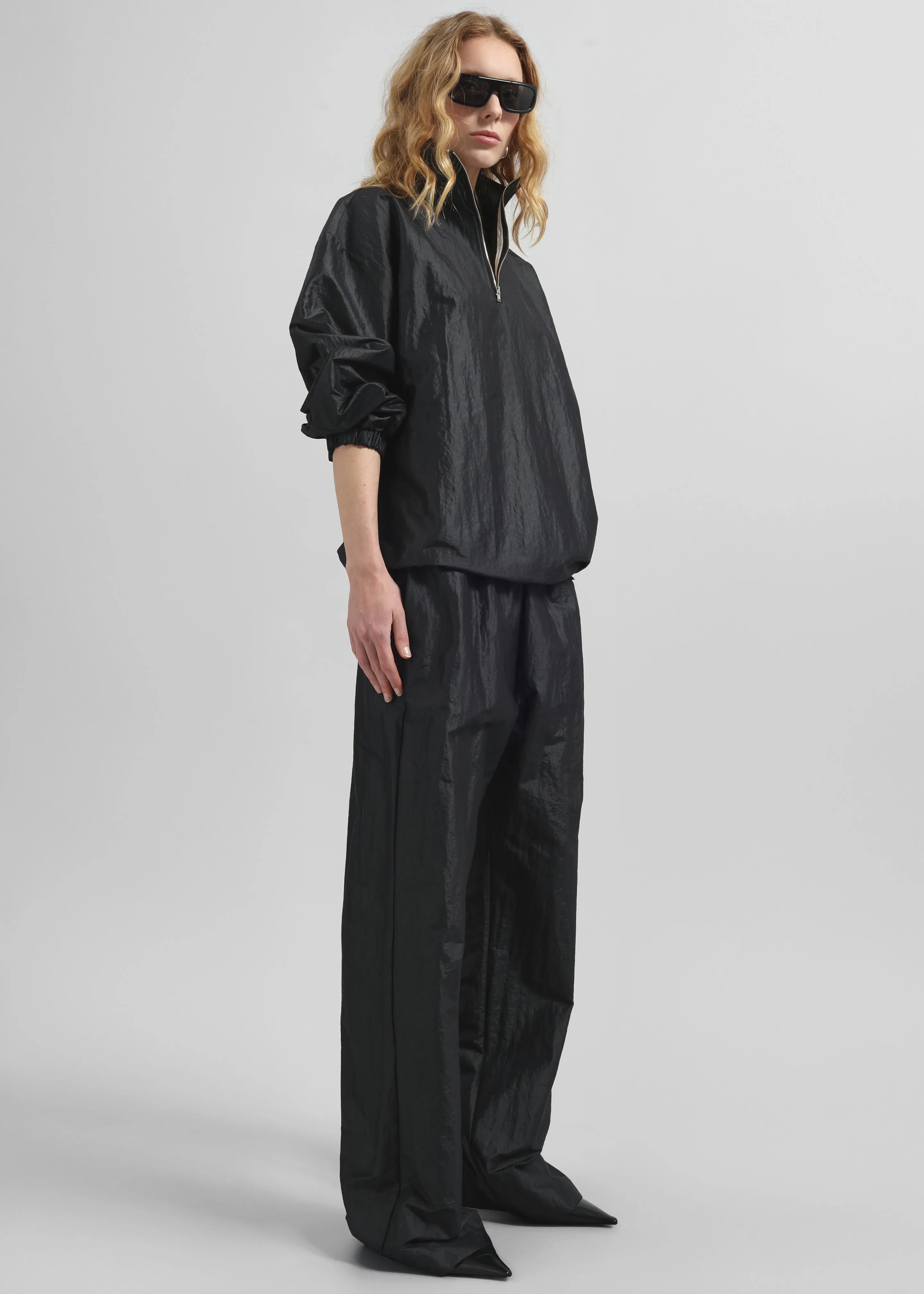 Majvik Windbreaker Anorak - Black sold by Frankie Shop product image thumbnail 5