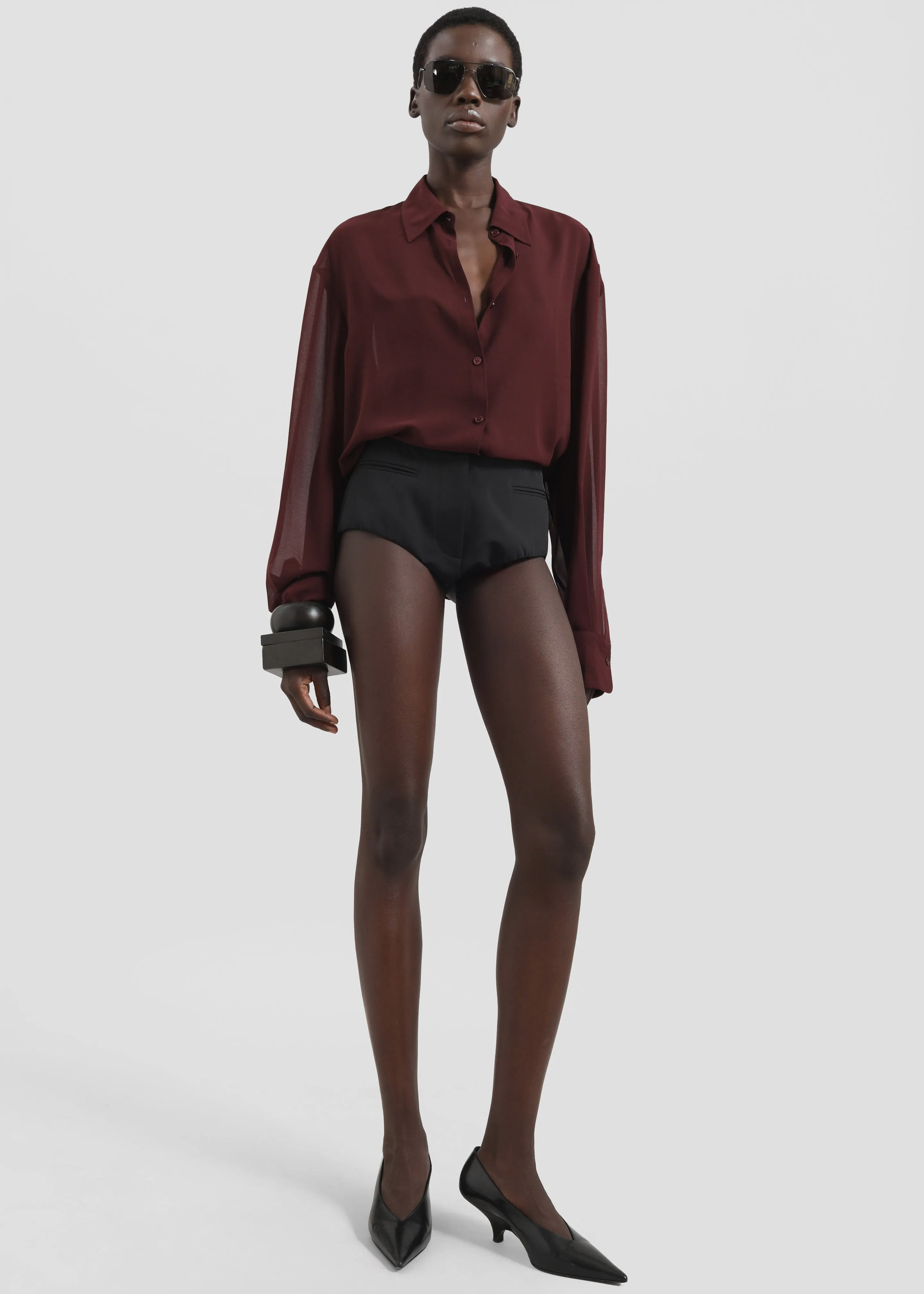 Gudu Tailored Hot Pants #06 - Black sold by Frankie Shop product image thumbnail 5