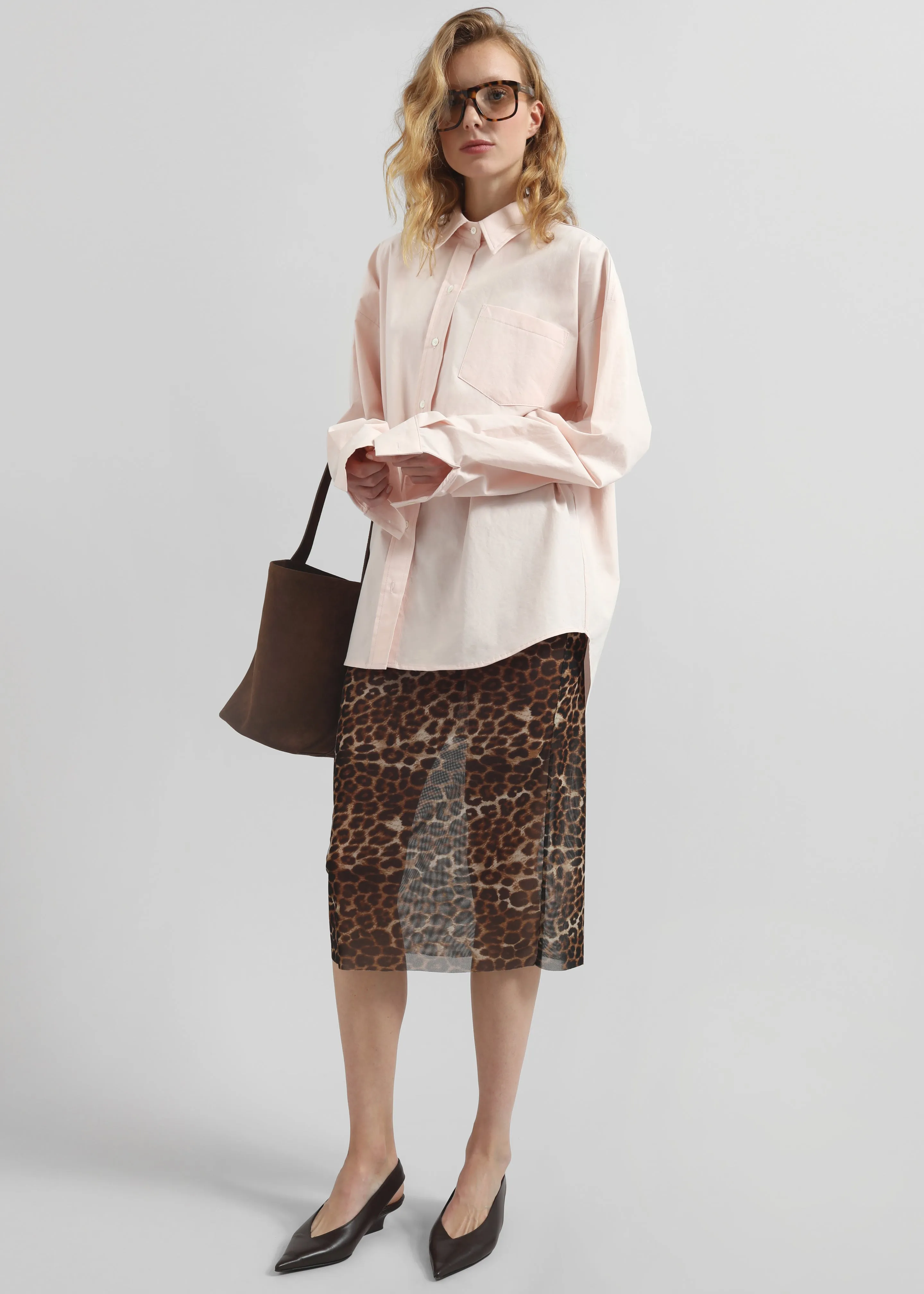 Royso Suede Bucket Bag - Brown sold by Frankie Shop product image thumbnail 4