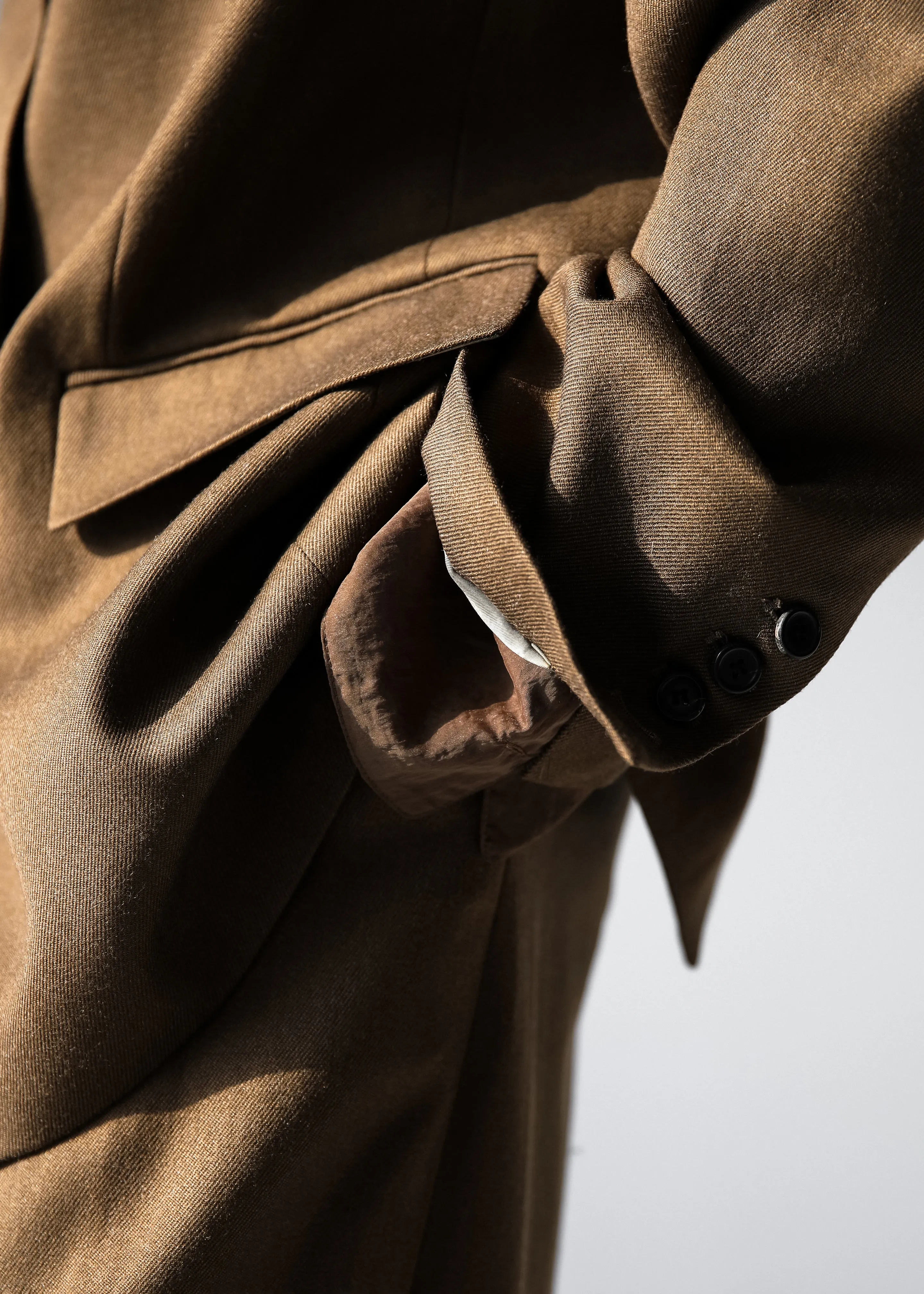 Halser Pintuck Trousers - Brown sold by Frankie Shop product image thumbnail 4