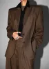 Halser Oversized Blazer - Brown sold by Frankie Shop