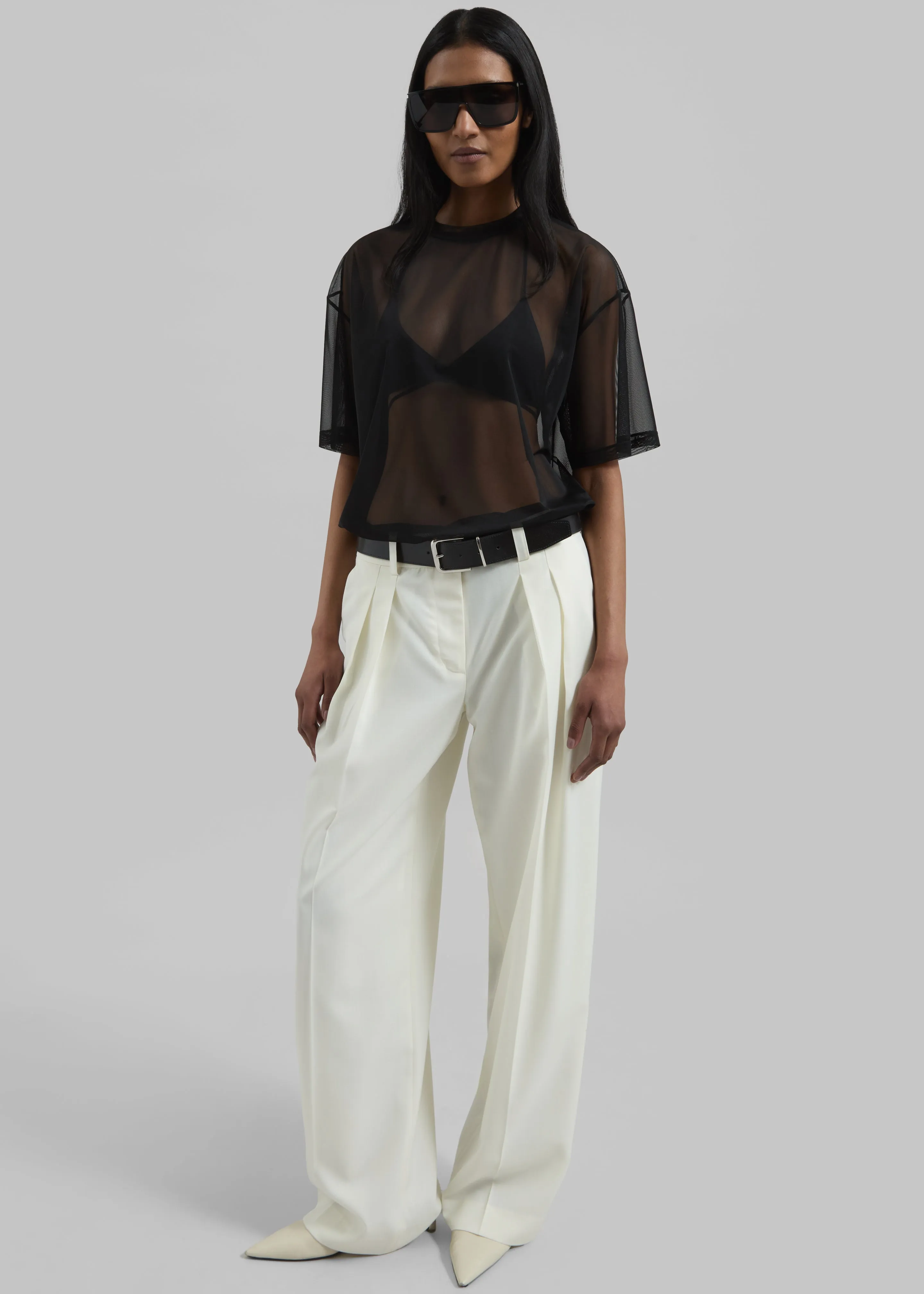 Zolli Mesh Tee - Black sold by Frankie Shop product image thumbnail 2