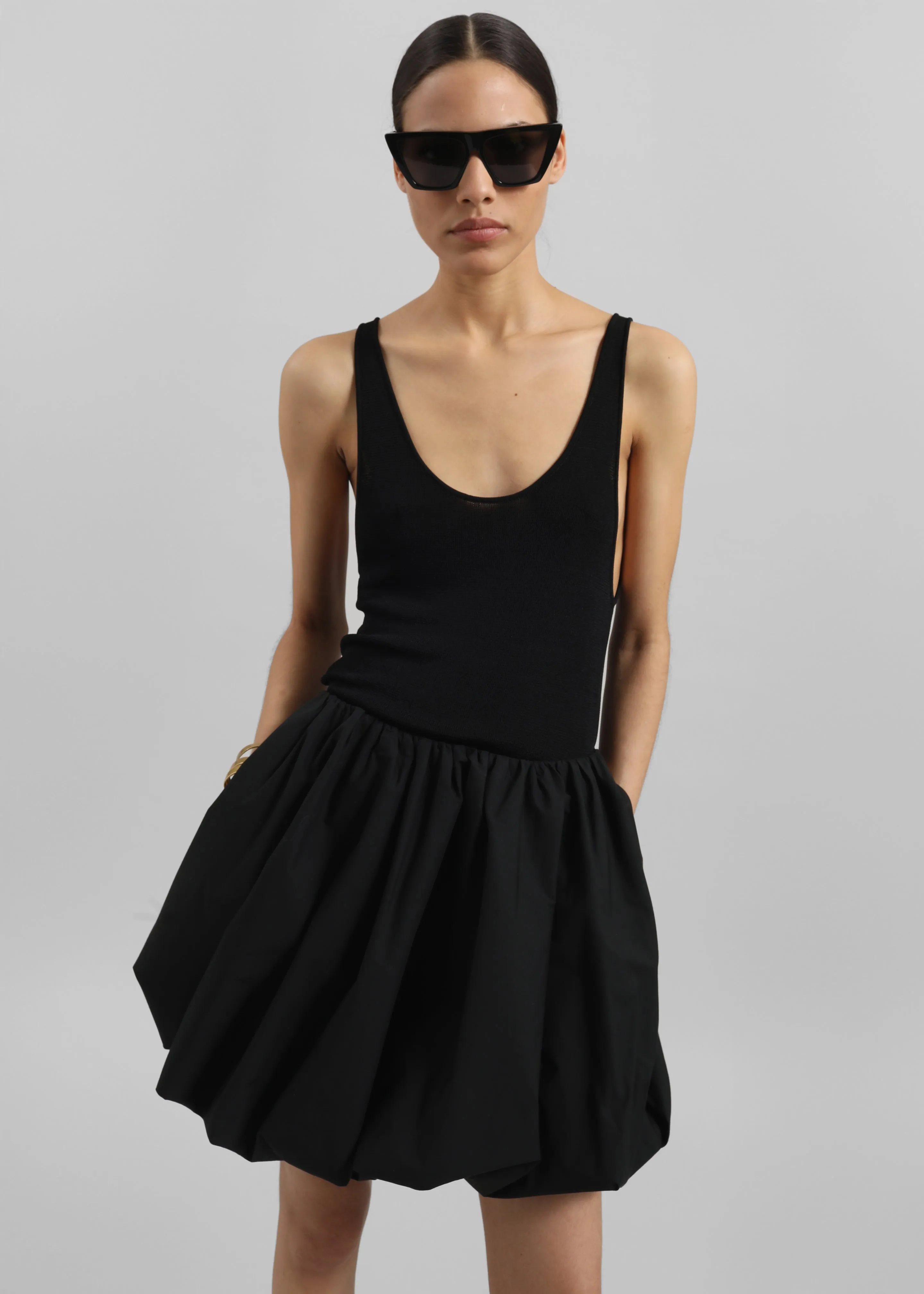 Rotate Mini Balloon Skirt - Black sold by Frankie Shop product image thumbnail 3