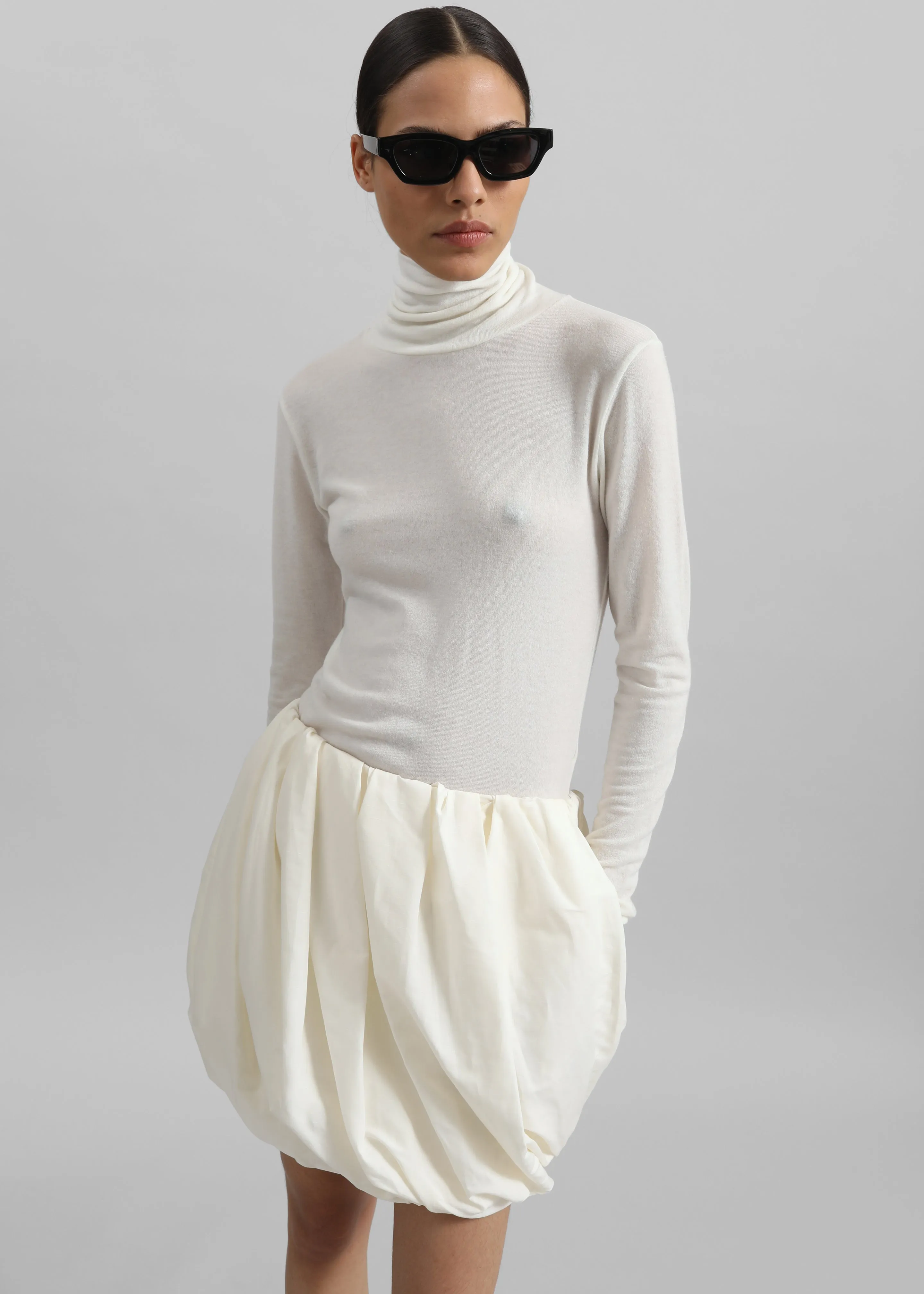 JW Anderson Rolled Hem Skirt - Ivory sold by Frankie Shop product image thumbnail 3