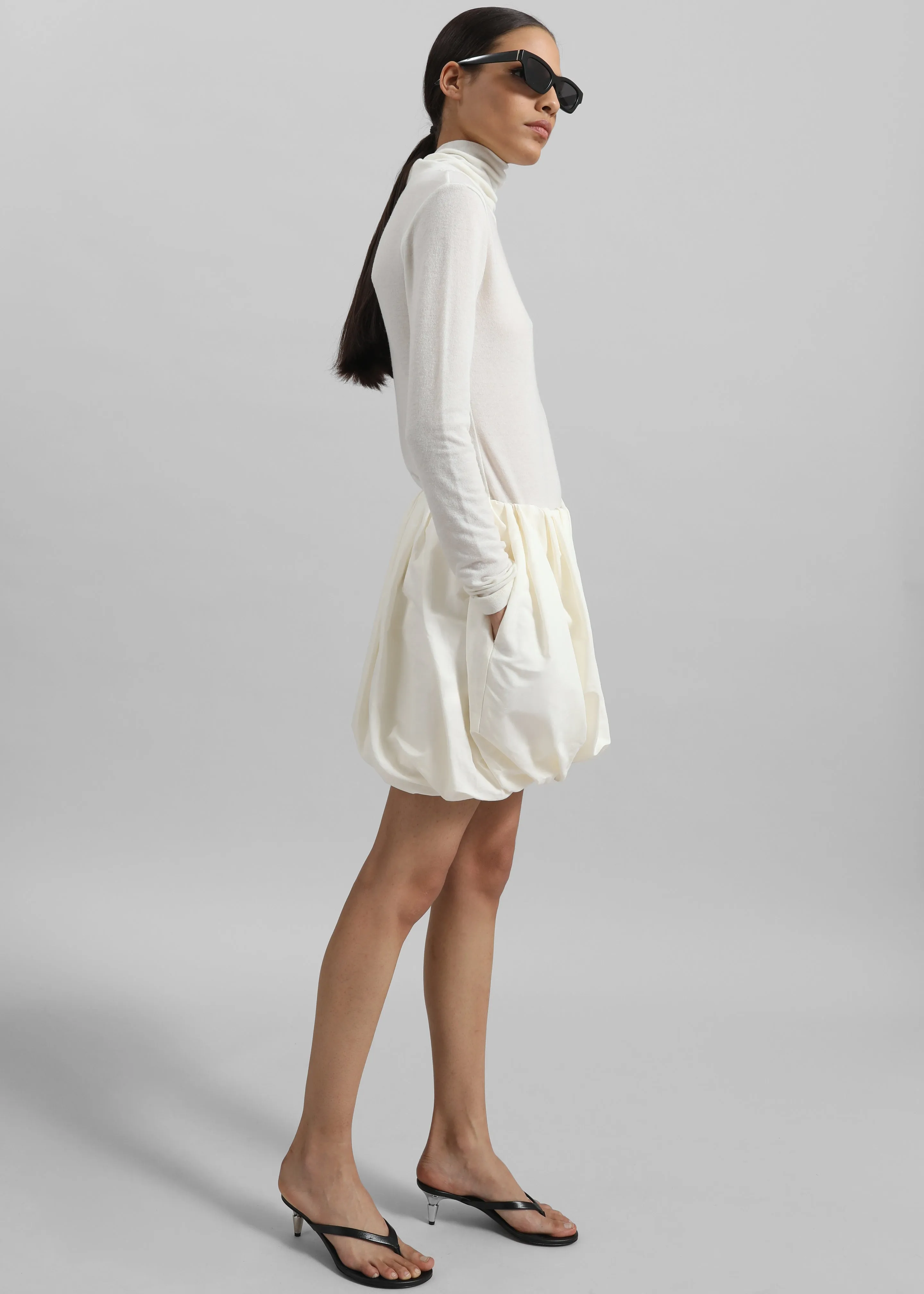 JW Anderson Rolled Hem Skirt - Ivory sold by Frankie Shop product image thumbnail 5