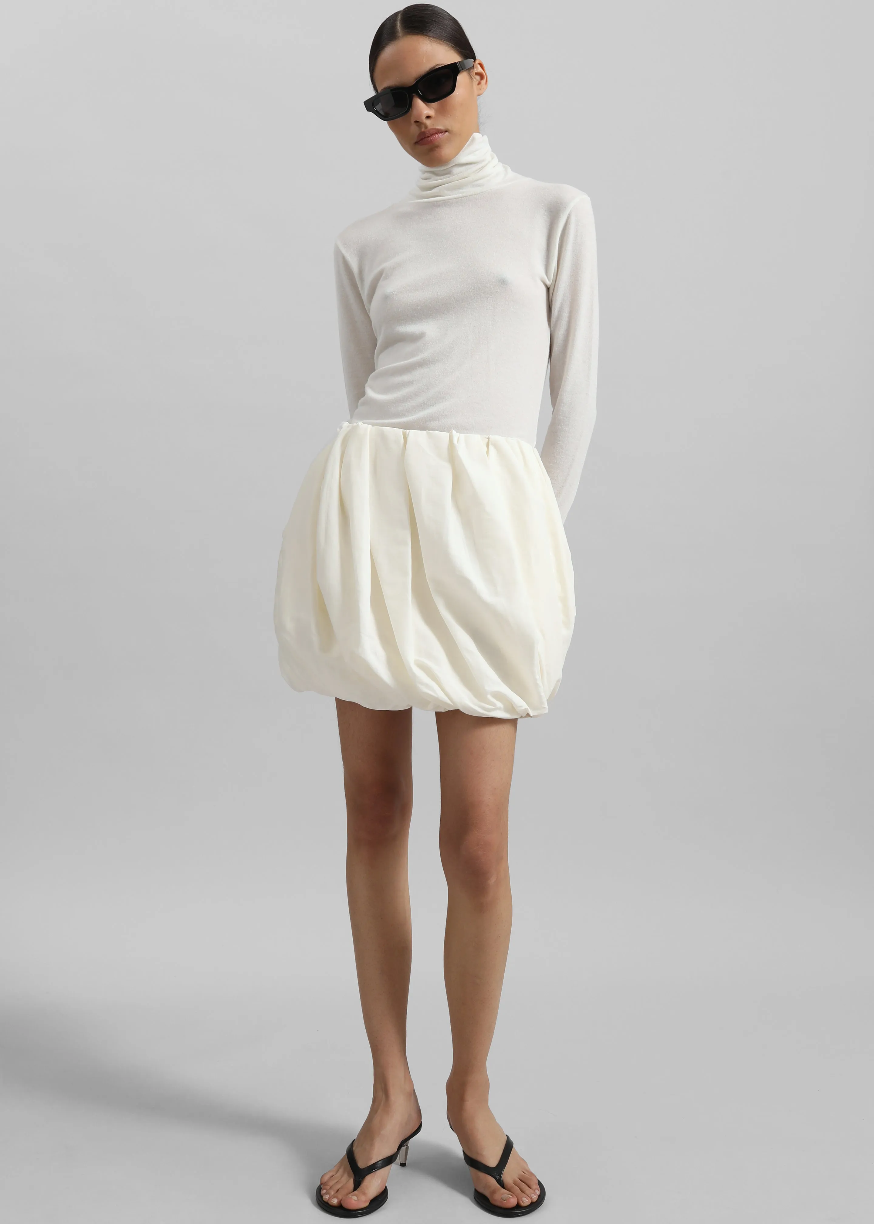 JW Anderson Rolled Hem Skirt - Ivory sold by Frankie Shop product image thumbnail 4