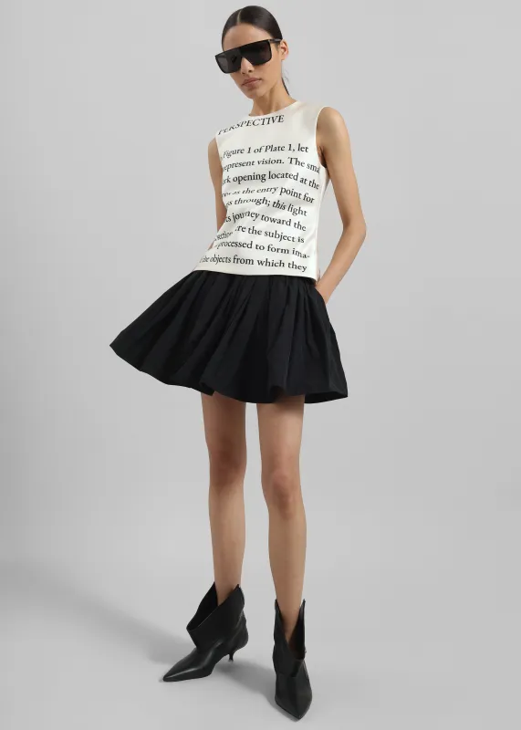 JW Anderson Bias Cut Sleeveless Top - Ivory made by J.W. Anderson