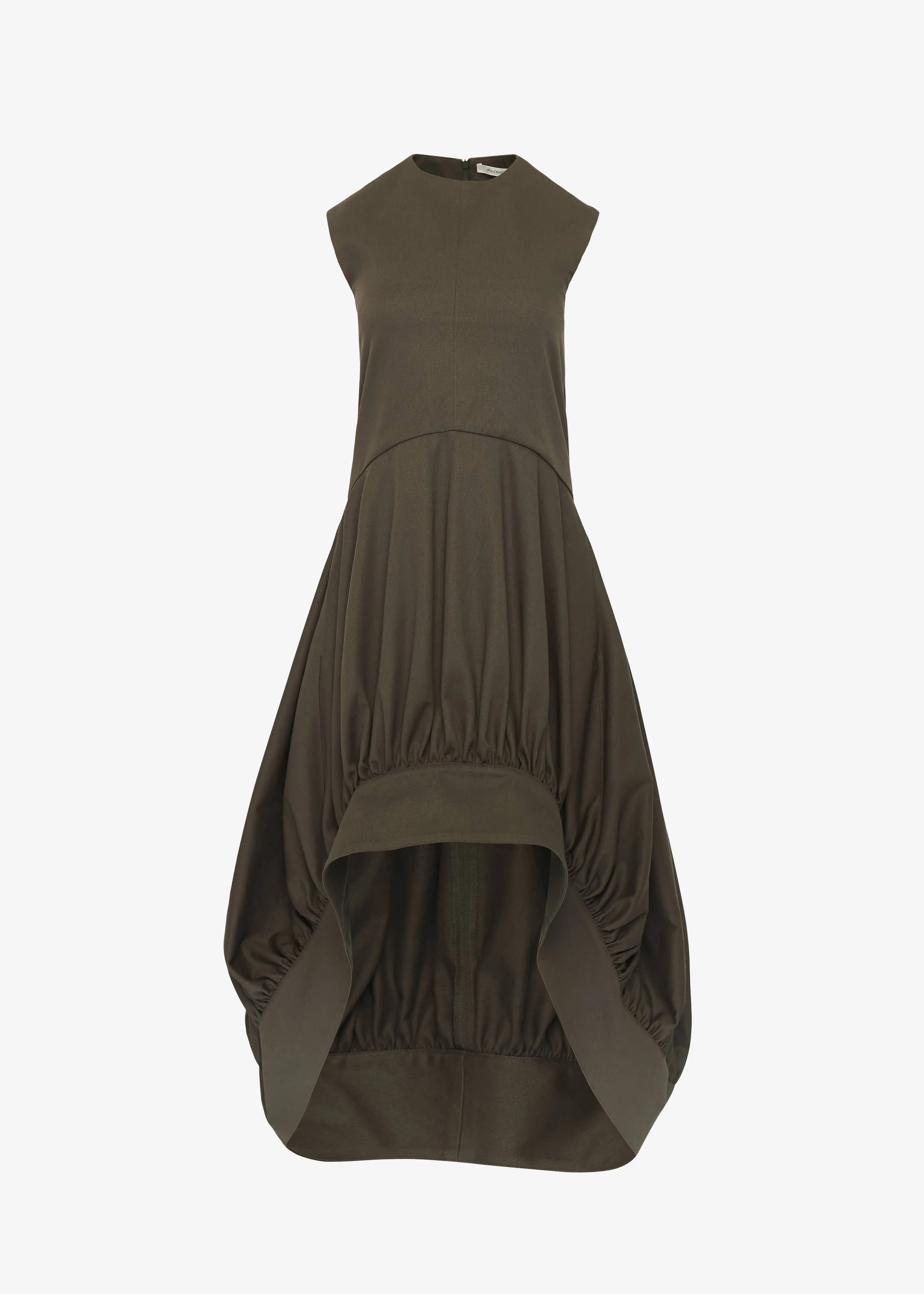 JW Anderson Balloon Hem Sleeveless Dress - Khaki sold by Frankie Shop product image thumbnail 5