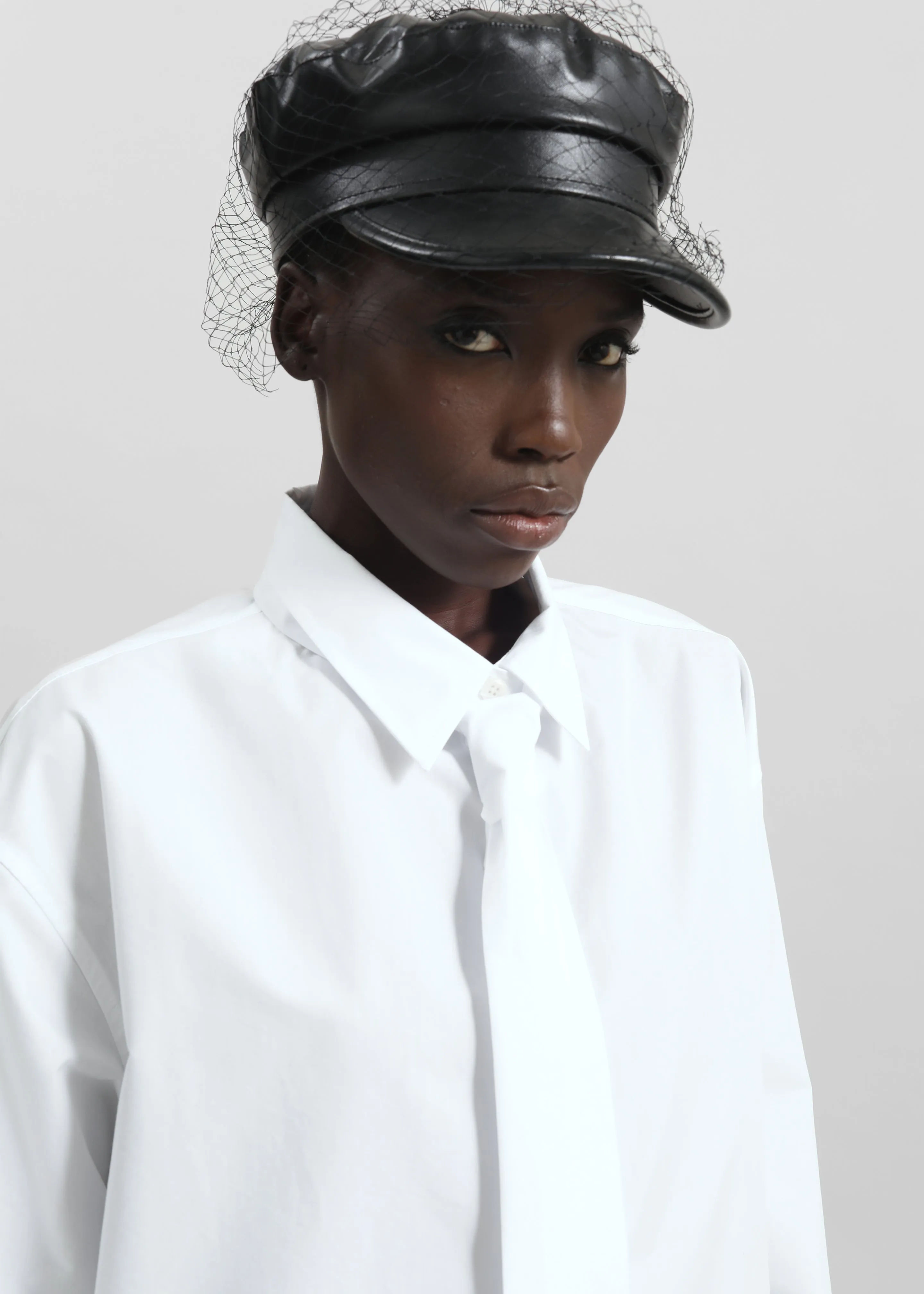 Perna Tie Neck Shirt - White sold by Frankie Shop product image thumbnail 5