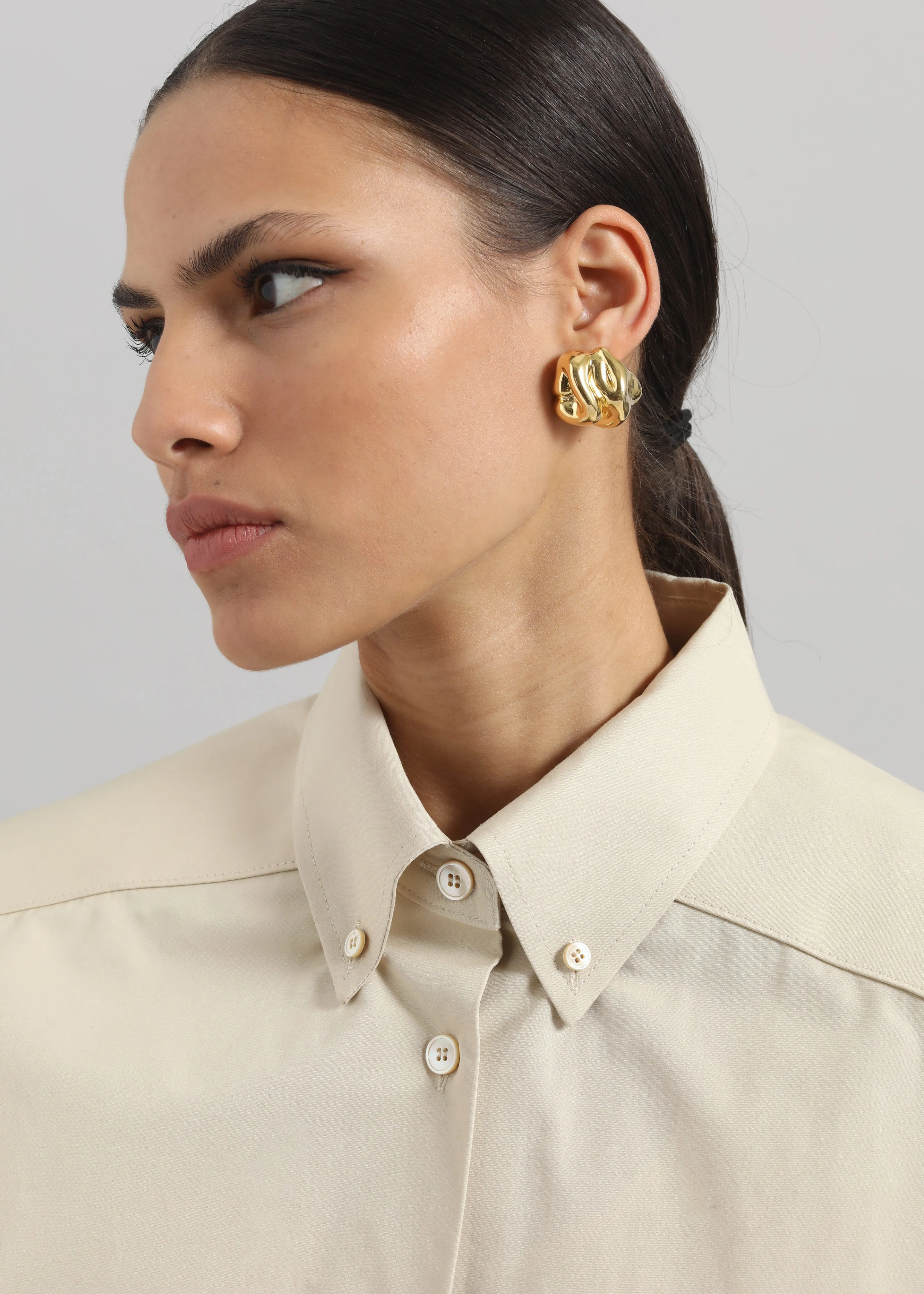 Completedworks Knoll Earrings - Gold sold by Frankie Shop product image thumbnail 2