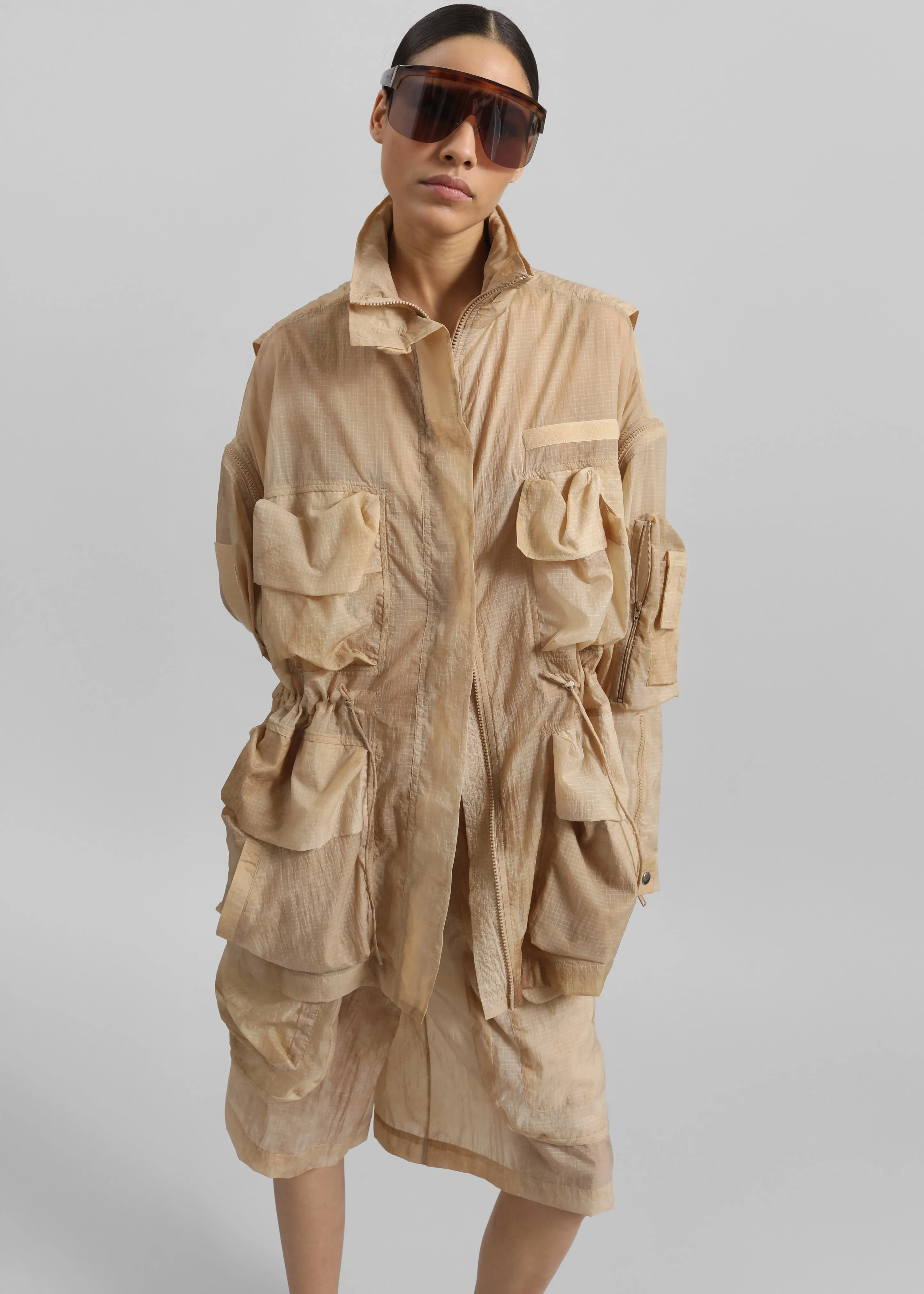 Gudu Jacket #01 - Beige sold by Frankie Shop product image thumbnail 5