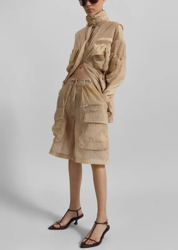 Gudu Bermuda Shorts #03 - Beige sold by Frankie Shop