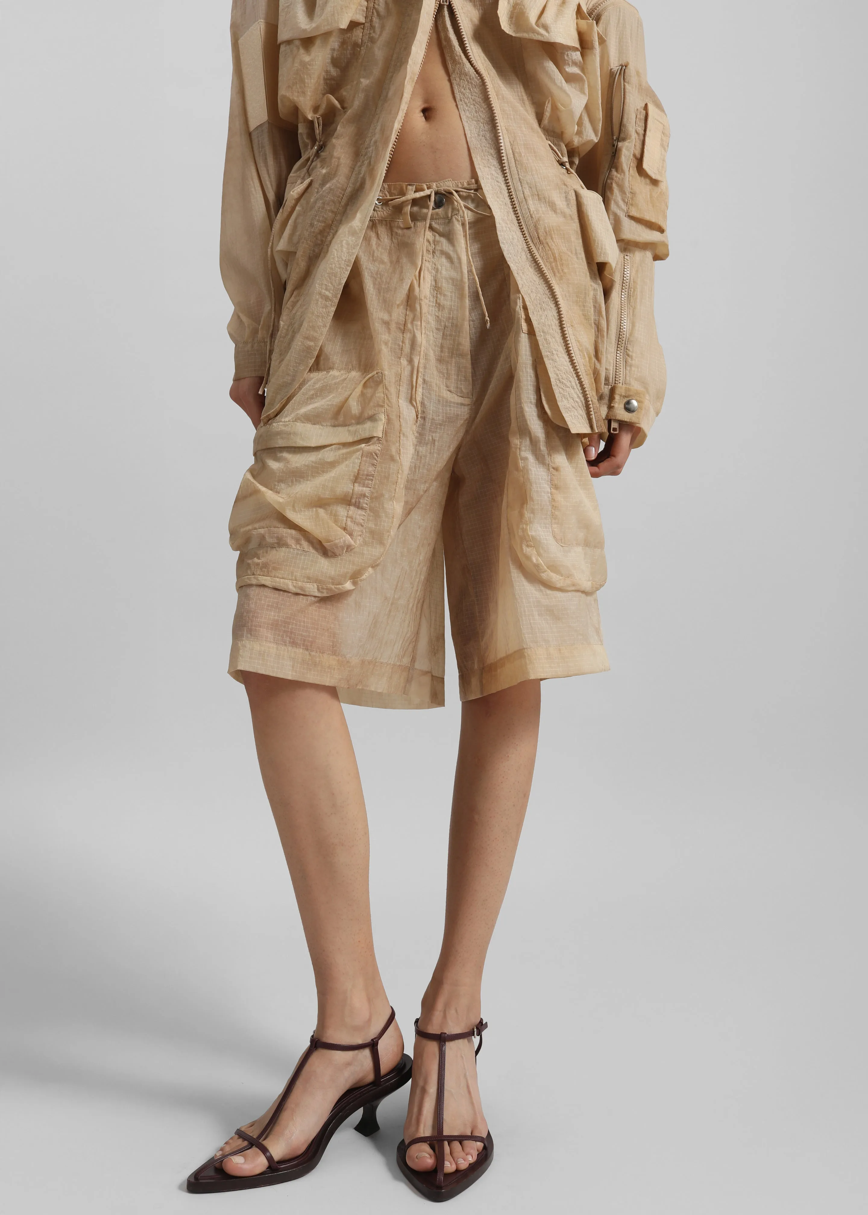 Gudu Bermuda Shorts #03 - Beige sold by Frankie Shop product image thumbnail 2