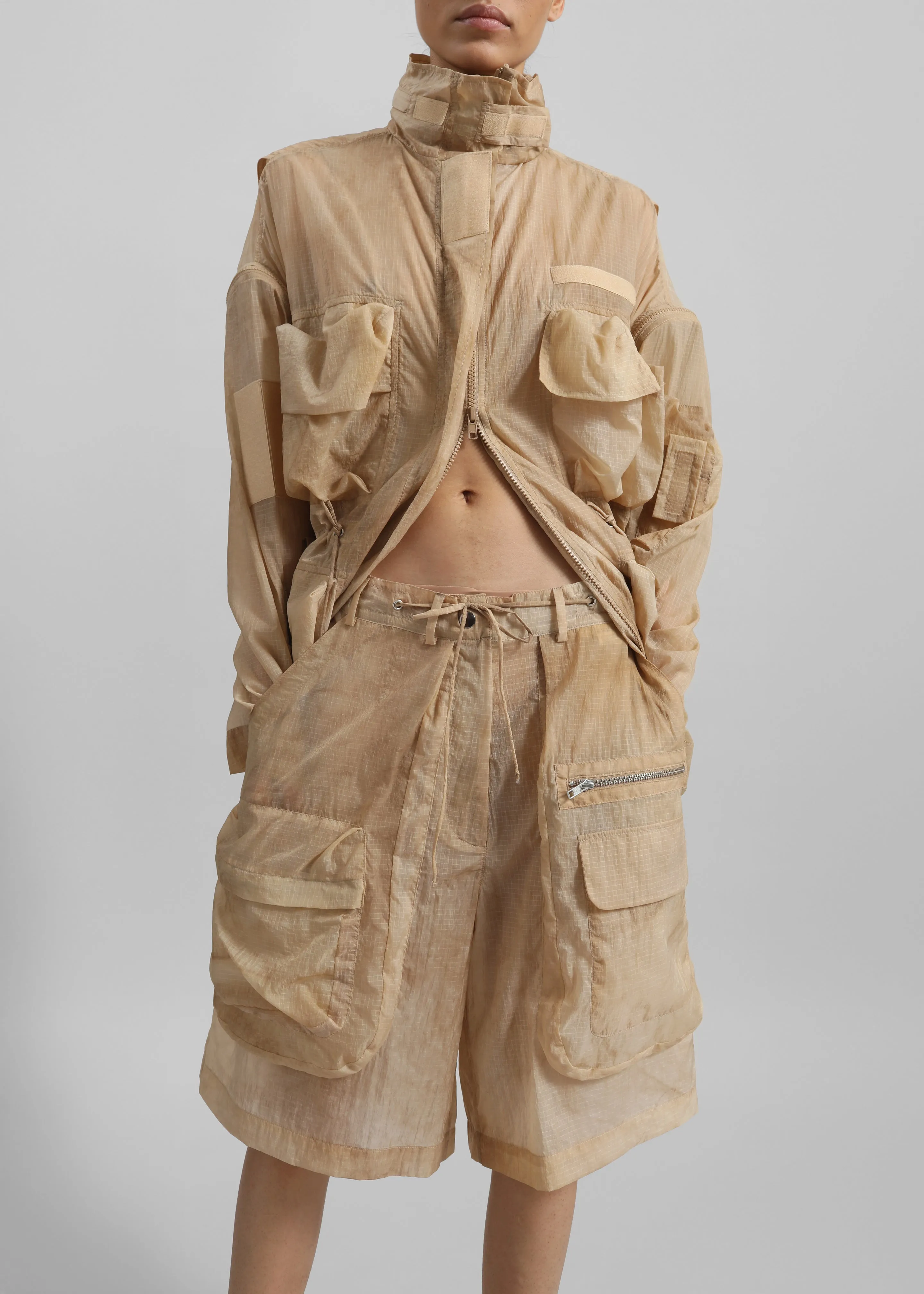 Gudu Bermuda Shorts #03 - Beige sold by Frankie Shop product image thumbnail 4