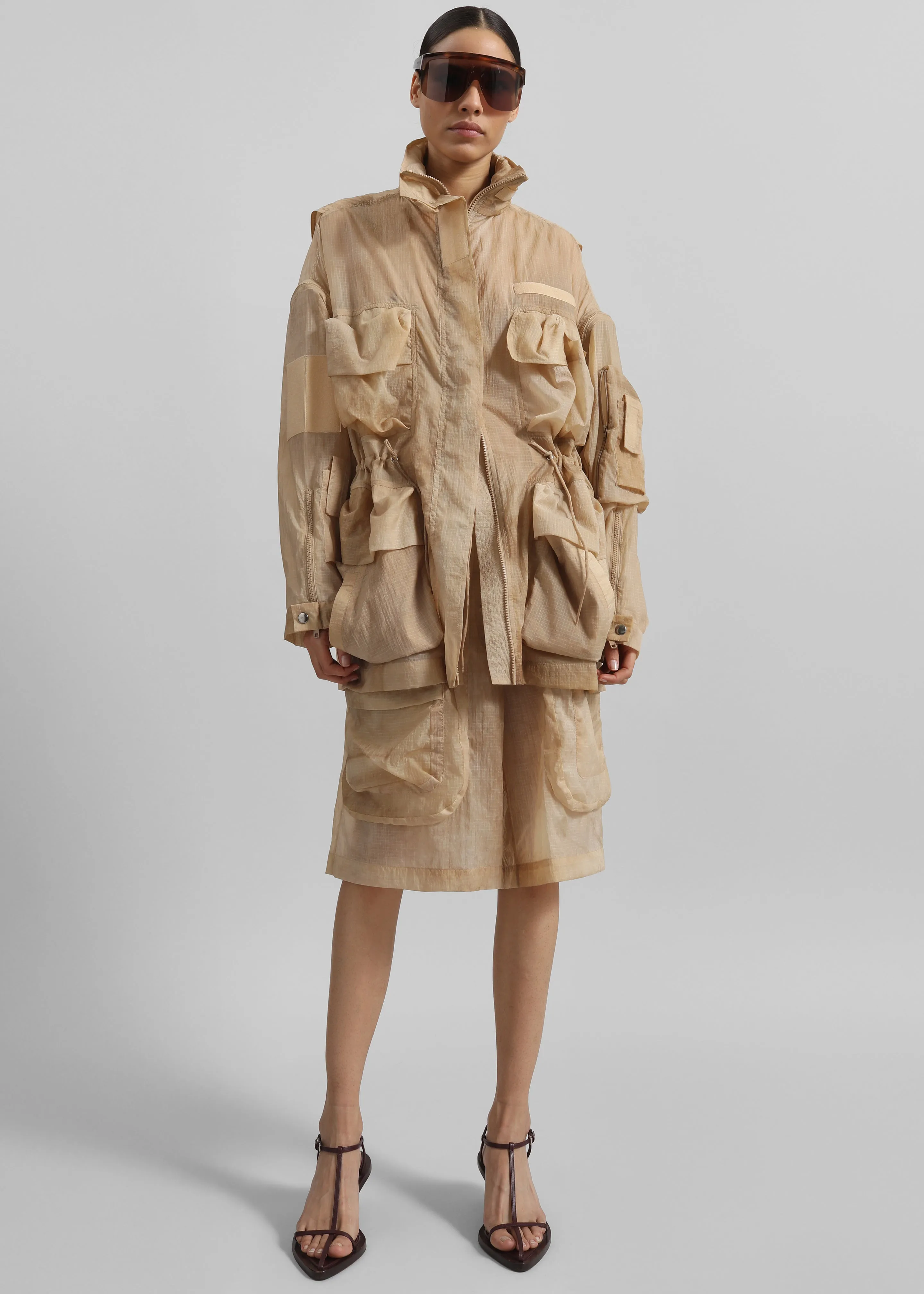 Gudu Bermuda Shorts #03 - Beige sold by Frankie Shop product image thumbnail 5