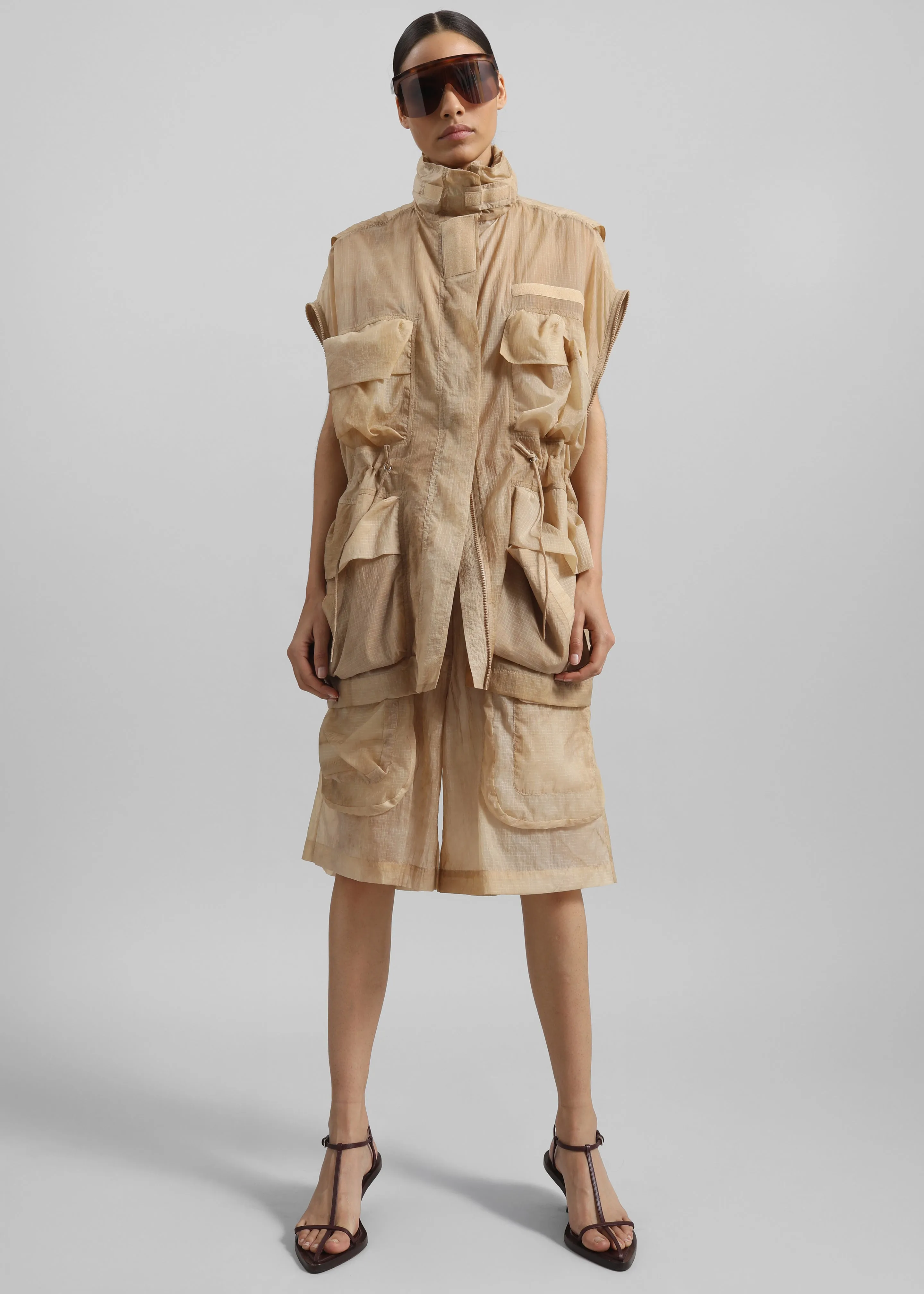 Gudu Bermuda Shorts #03 - Beige sold by Frankie Shop product image thumbnail 3