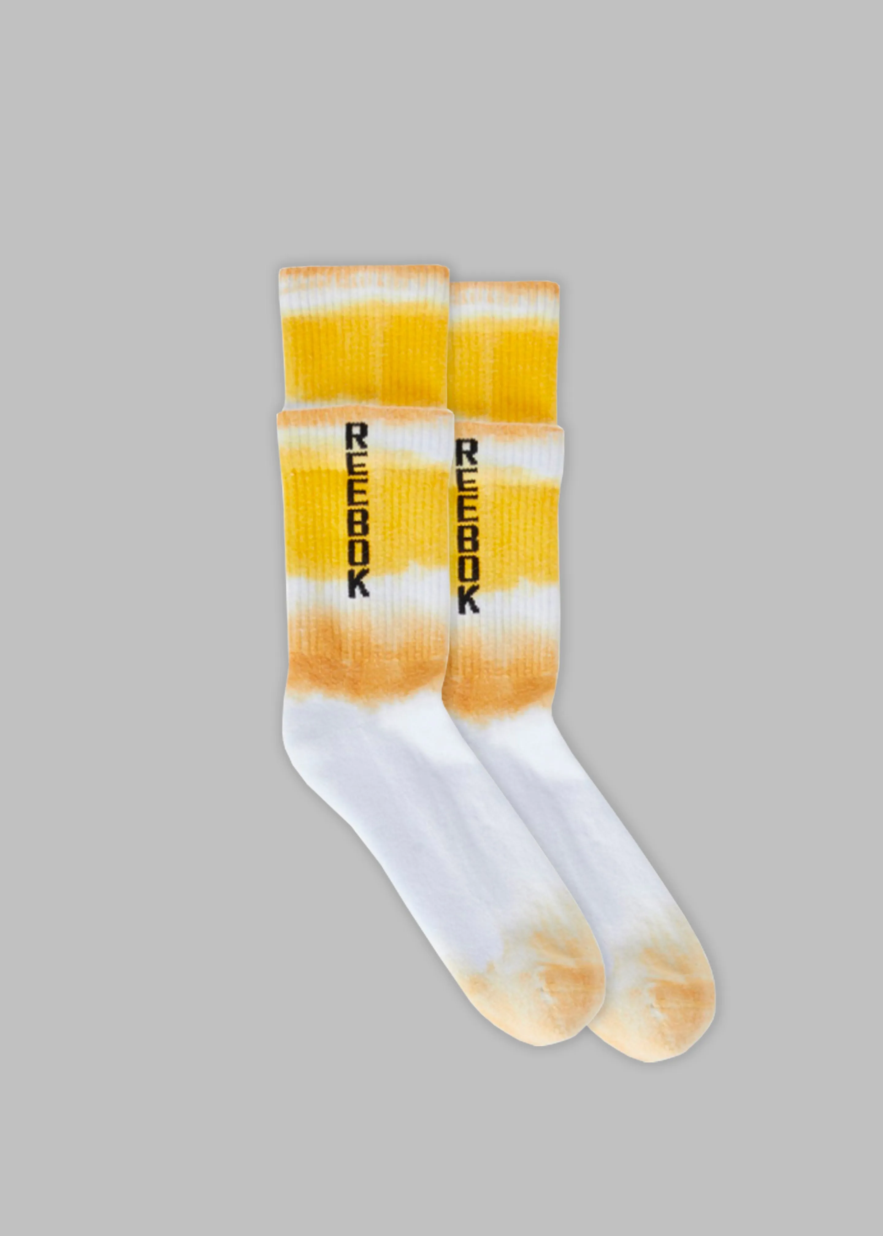 Hed Mayner x Reebok Double Socks - White/Yellow sold by Frankie Shop