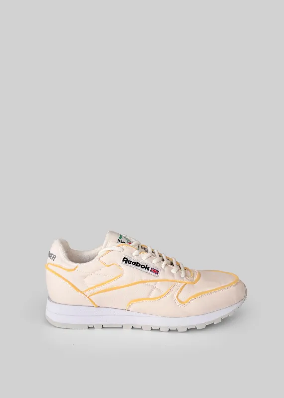 Hed Mayner x Reebok Classic Leather Premium Sneakers - Butter sold by Frankie Shop