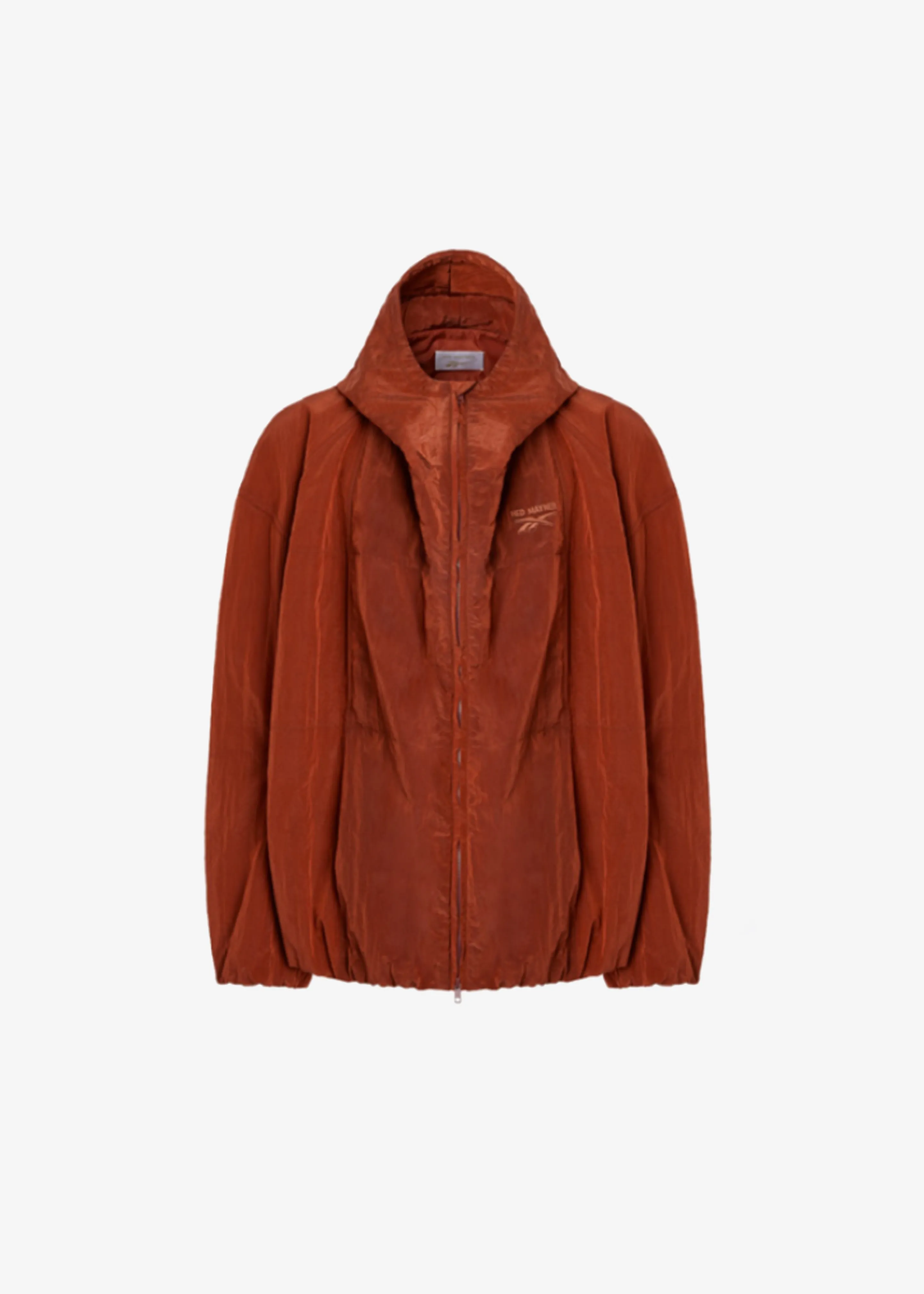 Hed Mayner x Reebok Hooded Padded Parka - Rust sold by Frankie Shop product image thumbnail 4