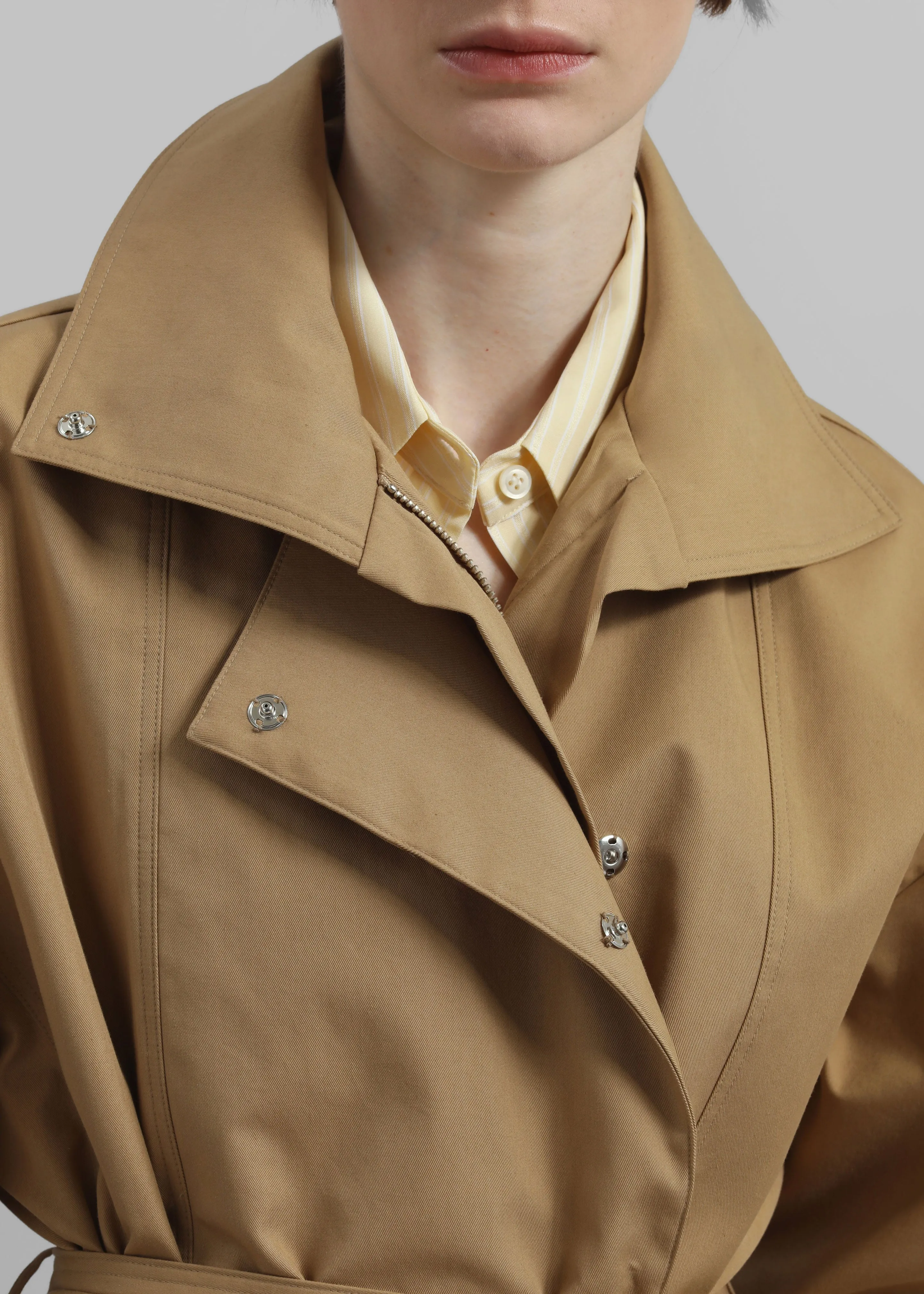 Norris Short Trench - Beige sold by Frankie Shop product image thumbnail 3