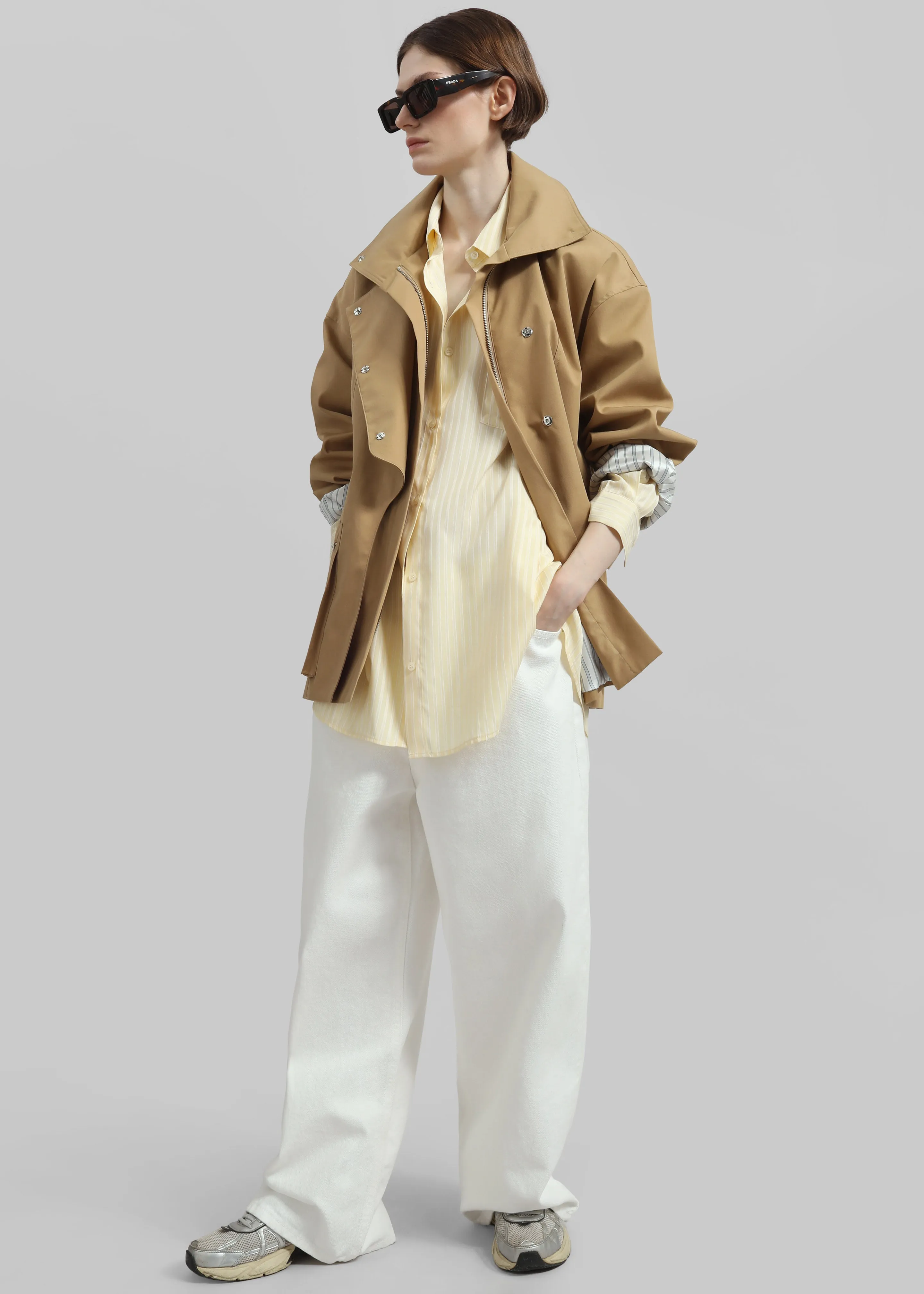 Norris Short Trench - Beige sold by Frankie Shop product image thumbnail 4
