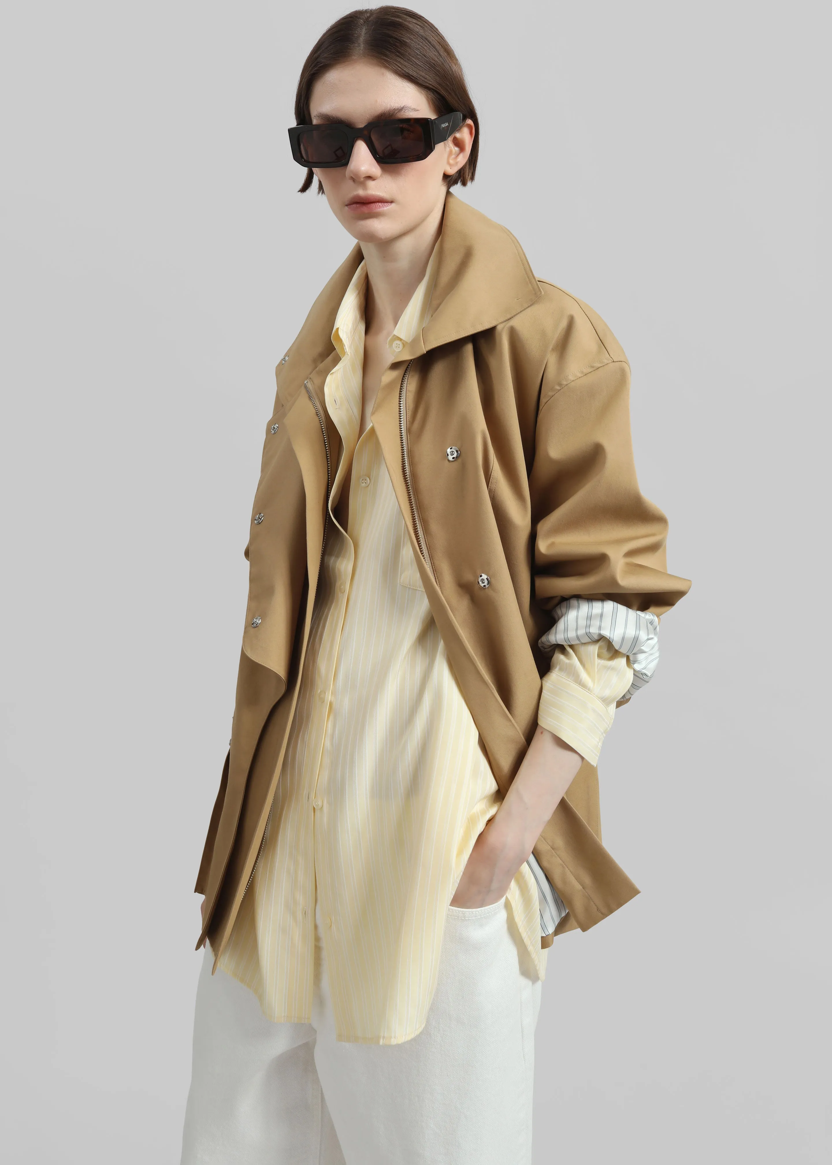 Norris Short Trench - Beige sold by Frankie Shop product image thumbnail 2