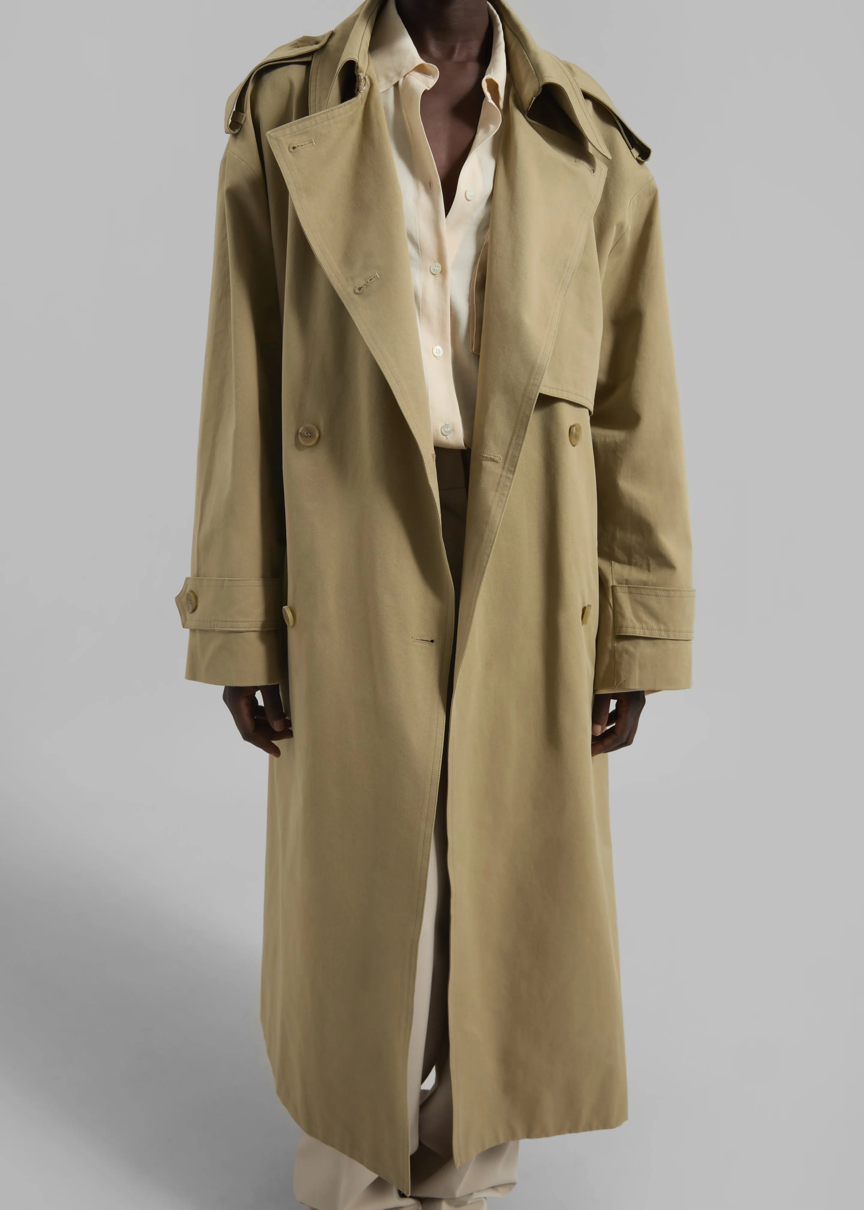 Nabesna Trench Coat - Beige sold by Frankie Shop product image thumbnail 5