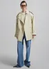 Zurich Oversized Short Trench - Cement sold by Frankie Shop