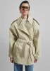 Zurich Oversized Short Trench - Cement sold by Frankie Shop